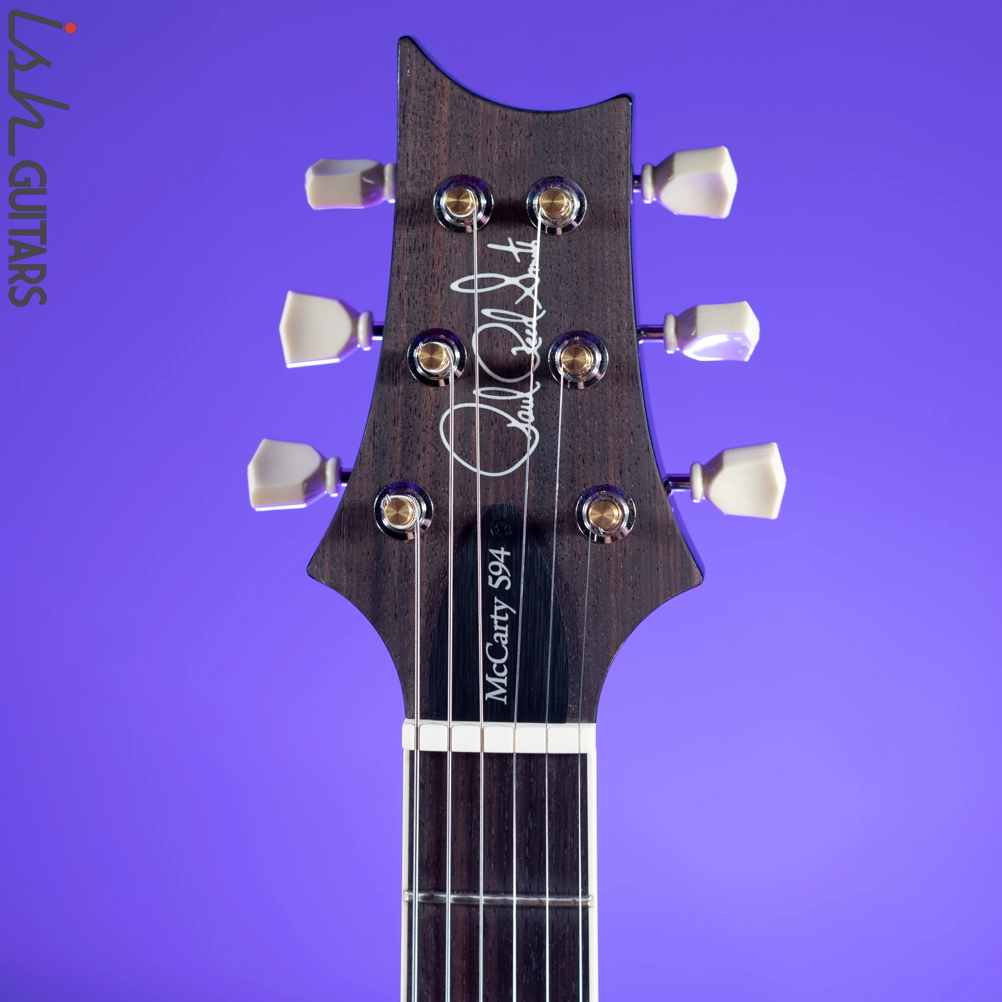 PRS McCarty 594 Singlecut Green w/ Black Back & Natural Binding - Image 6