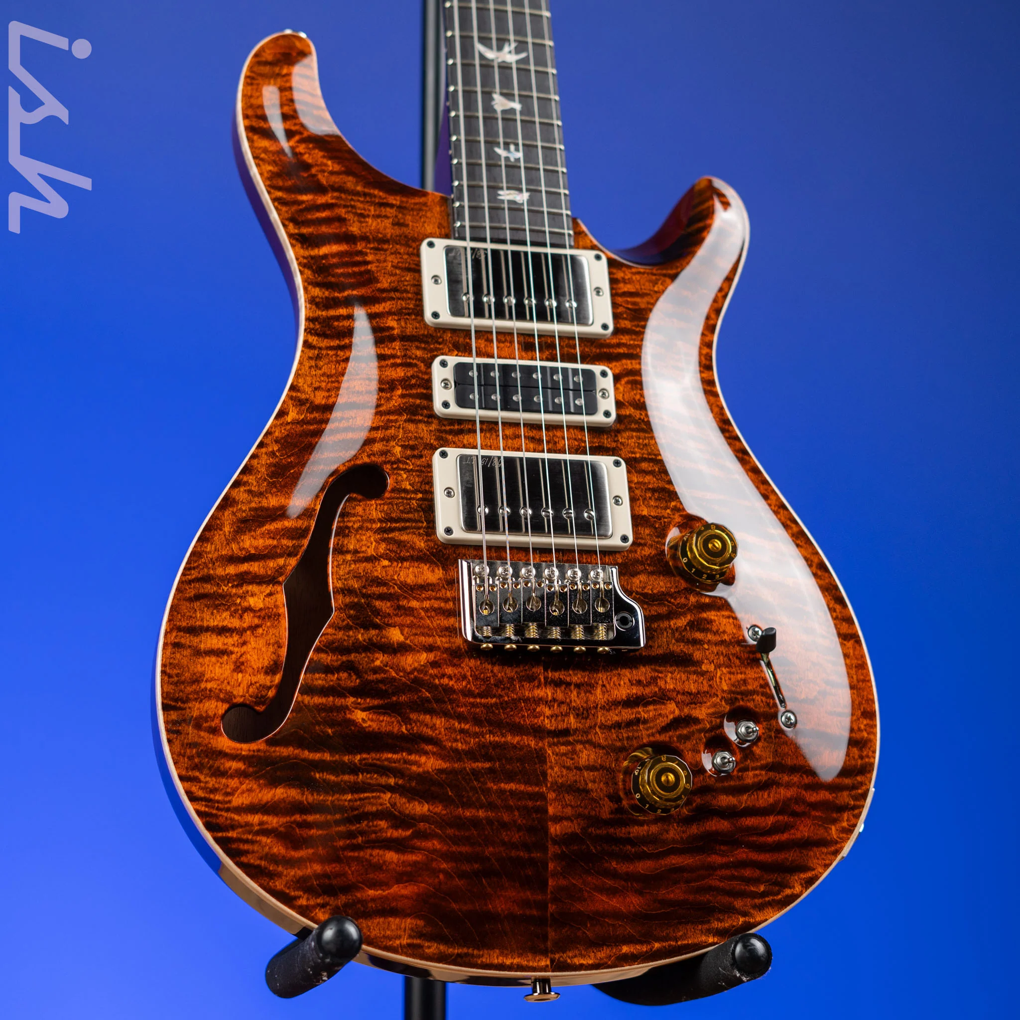 PRS Special 22 Semi-Hollow Electric Guitar Orange Tiger