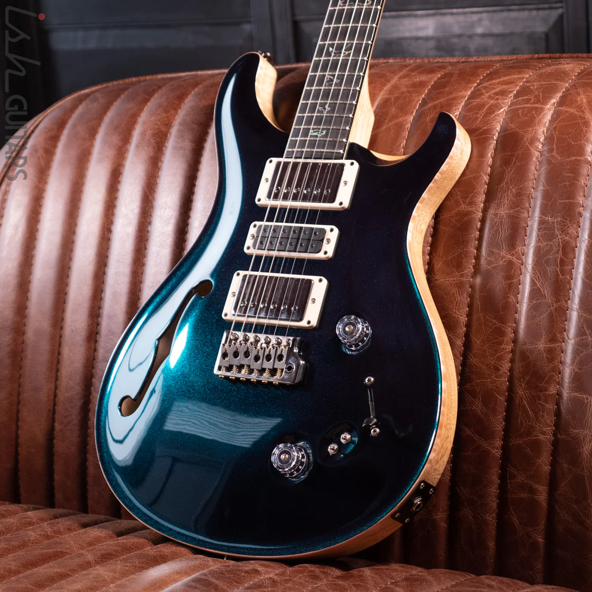 PRS Special 22 Semi-Hollow Wood Library Midnight Evergreen Custom Color