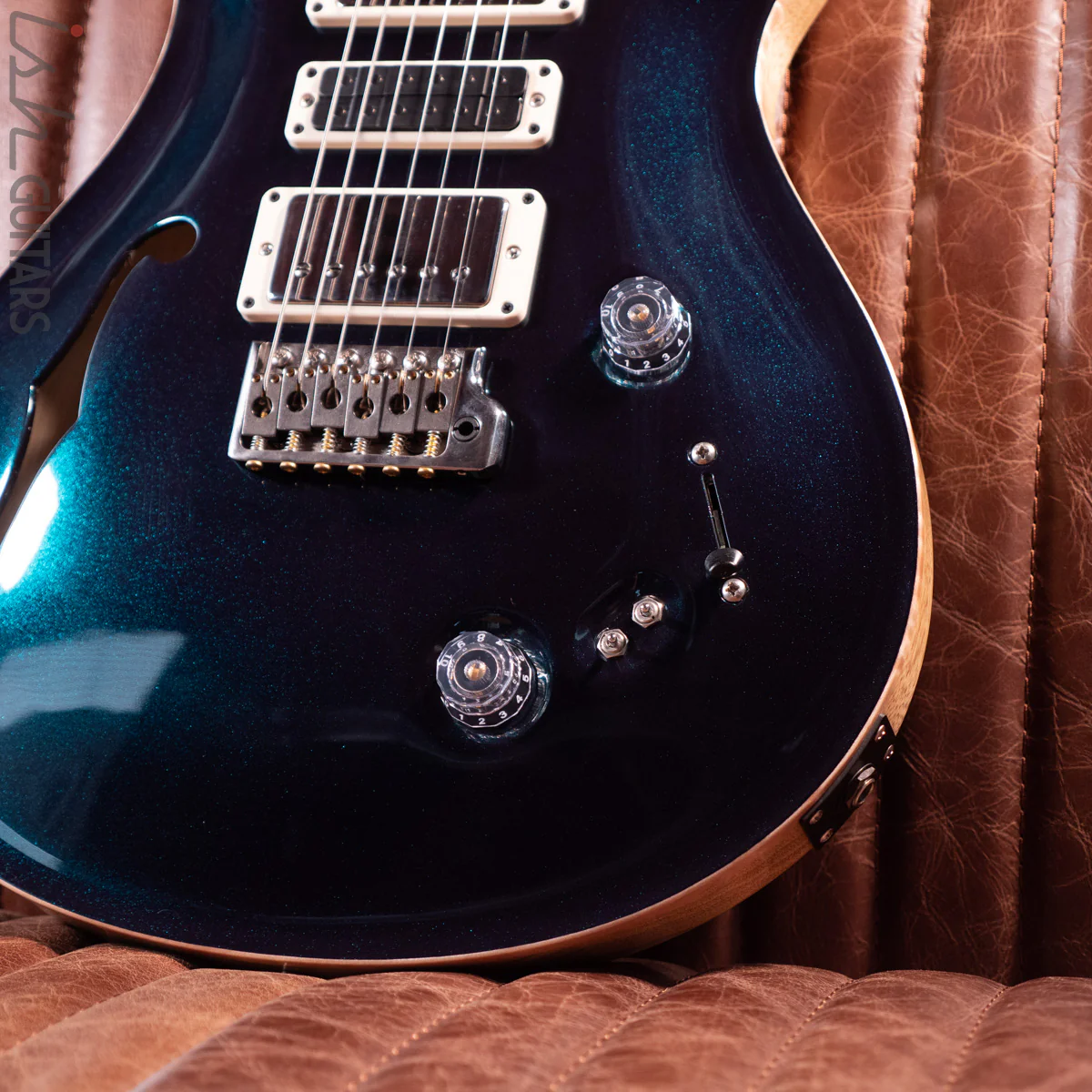 PRS Special 22 Semi-Hollow Wood Library Midnight Evergreen Custom Color - Image 5