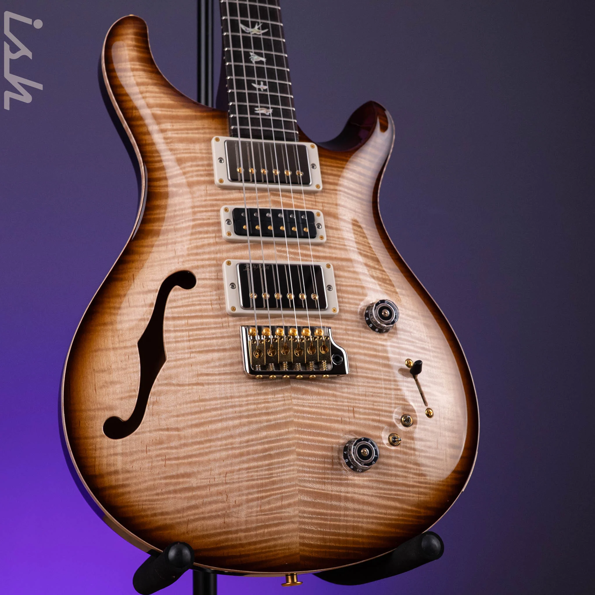 PRS Special Semi-Hollow 10-Top Natural Smokeburst Custom Color