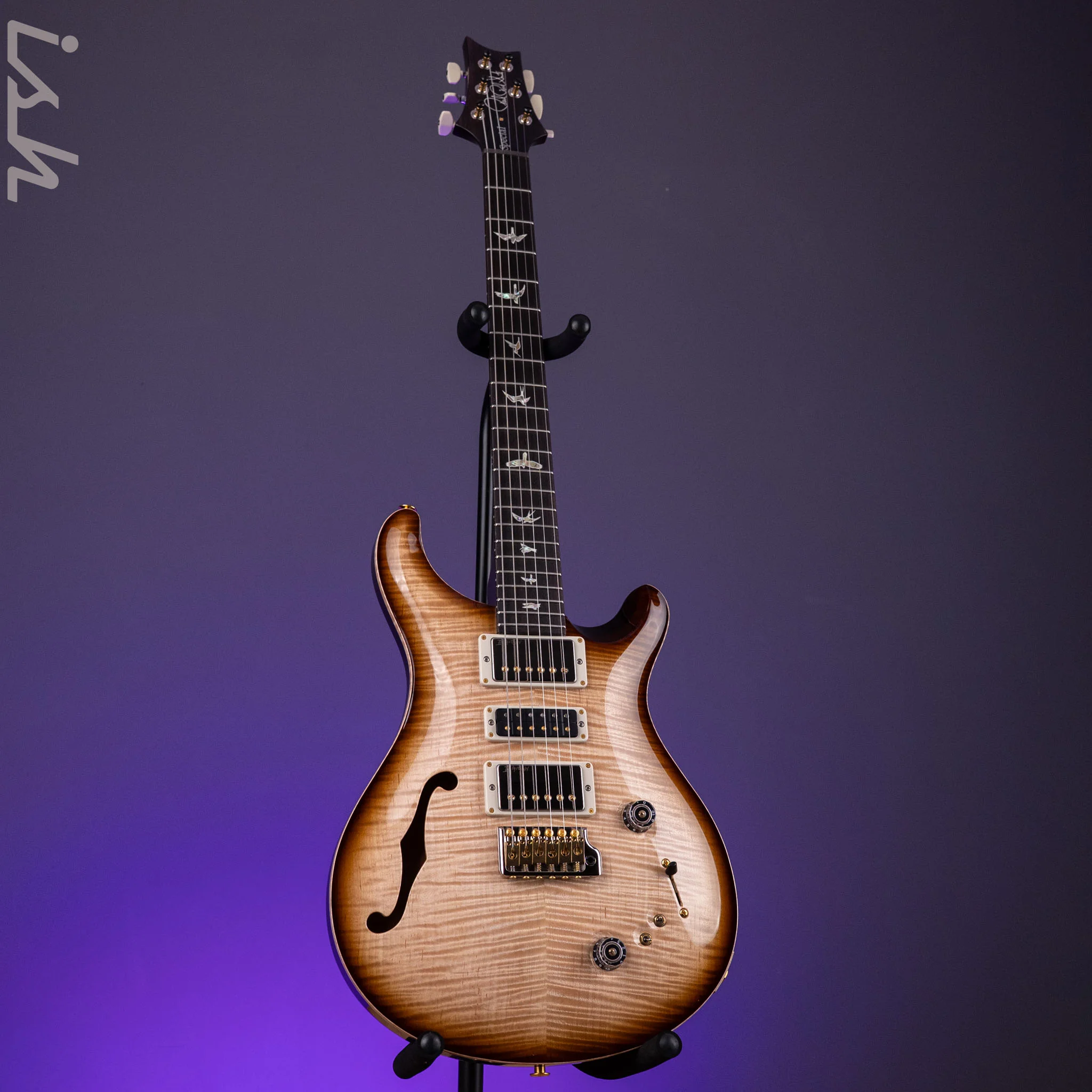 PRS Special Semi-Hollow 10-Top Natural Smokeburst Custom Color - Image 2