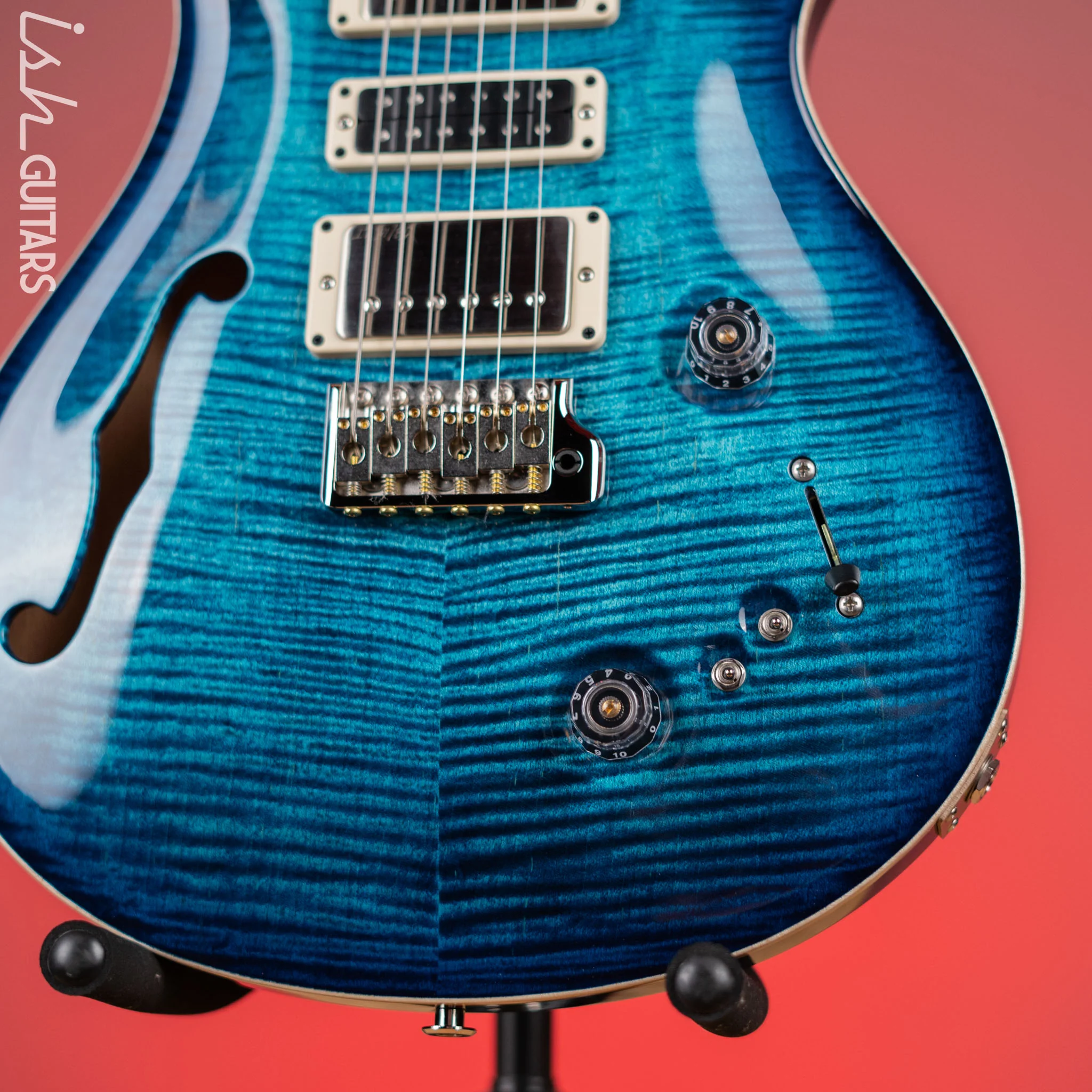 PRS Special 22 Semi-Hollow Electric Guitar Cobalt Blue - Image 4