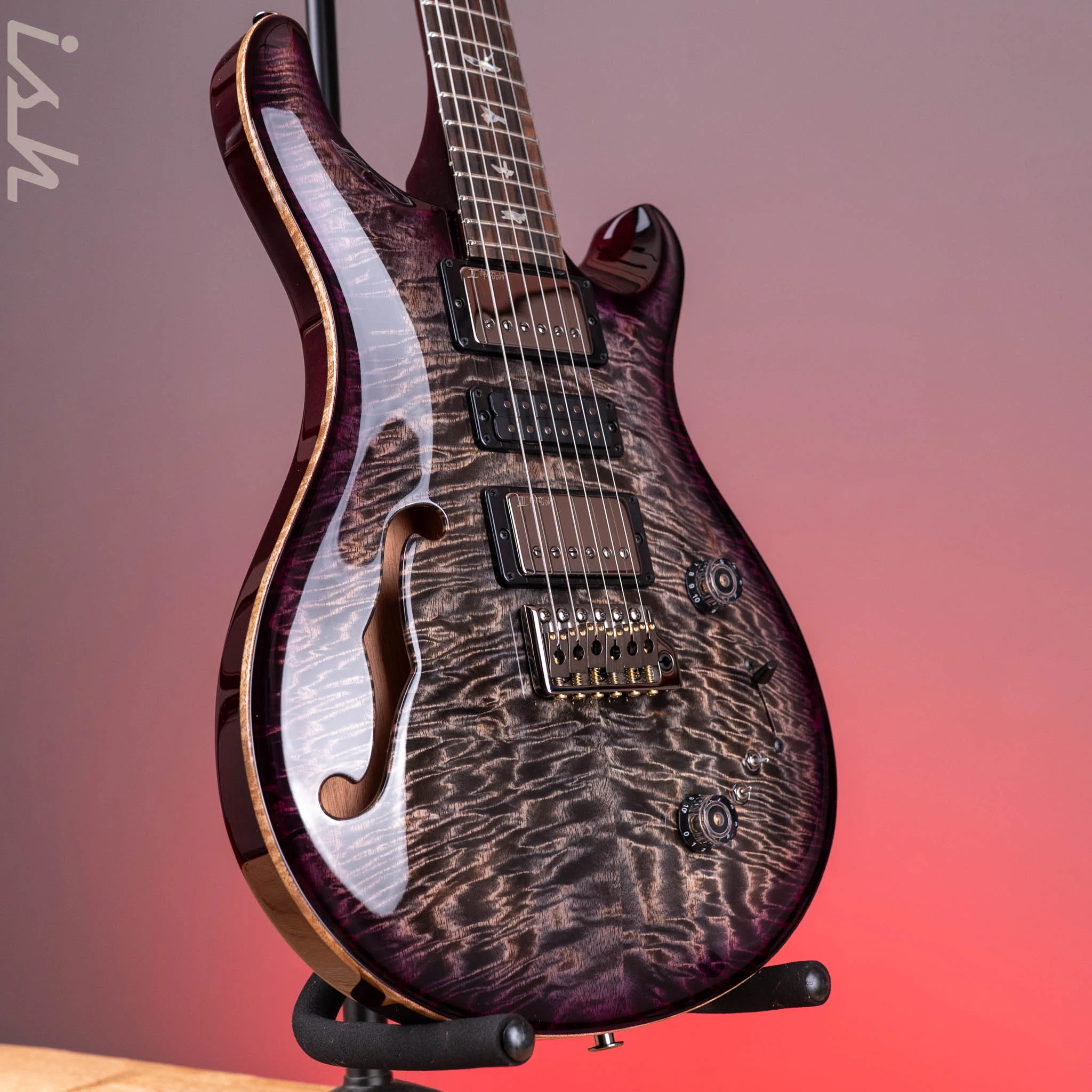 PRS Special Semi-Hollow Mango Top Limited Edition Charcoal Purple Burst - Image 3