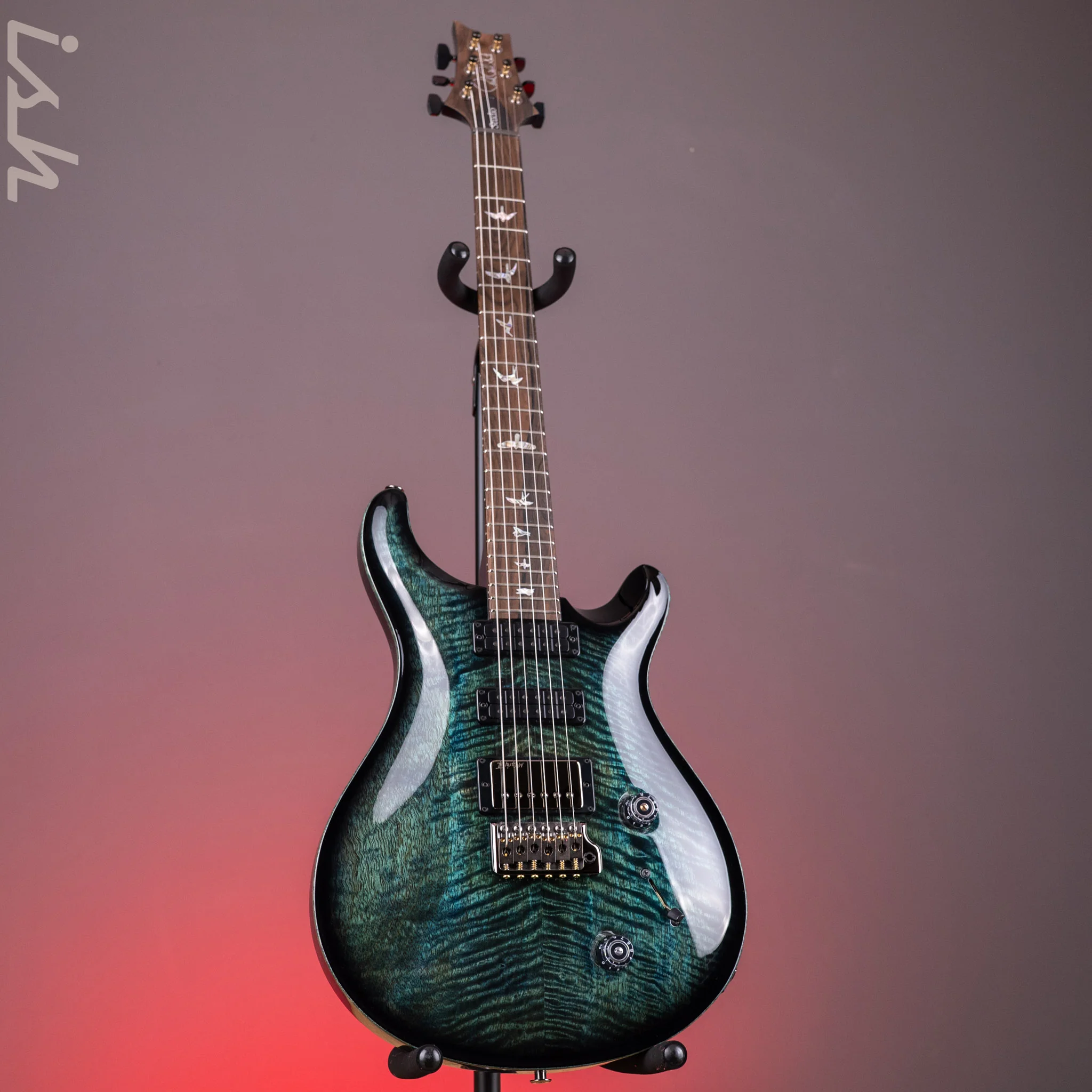 PRS Studio Mango Top Limited Edition Cobalt Smokeburst w/ Stained Binding - Image 2