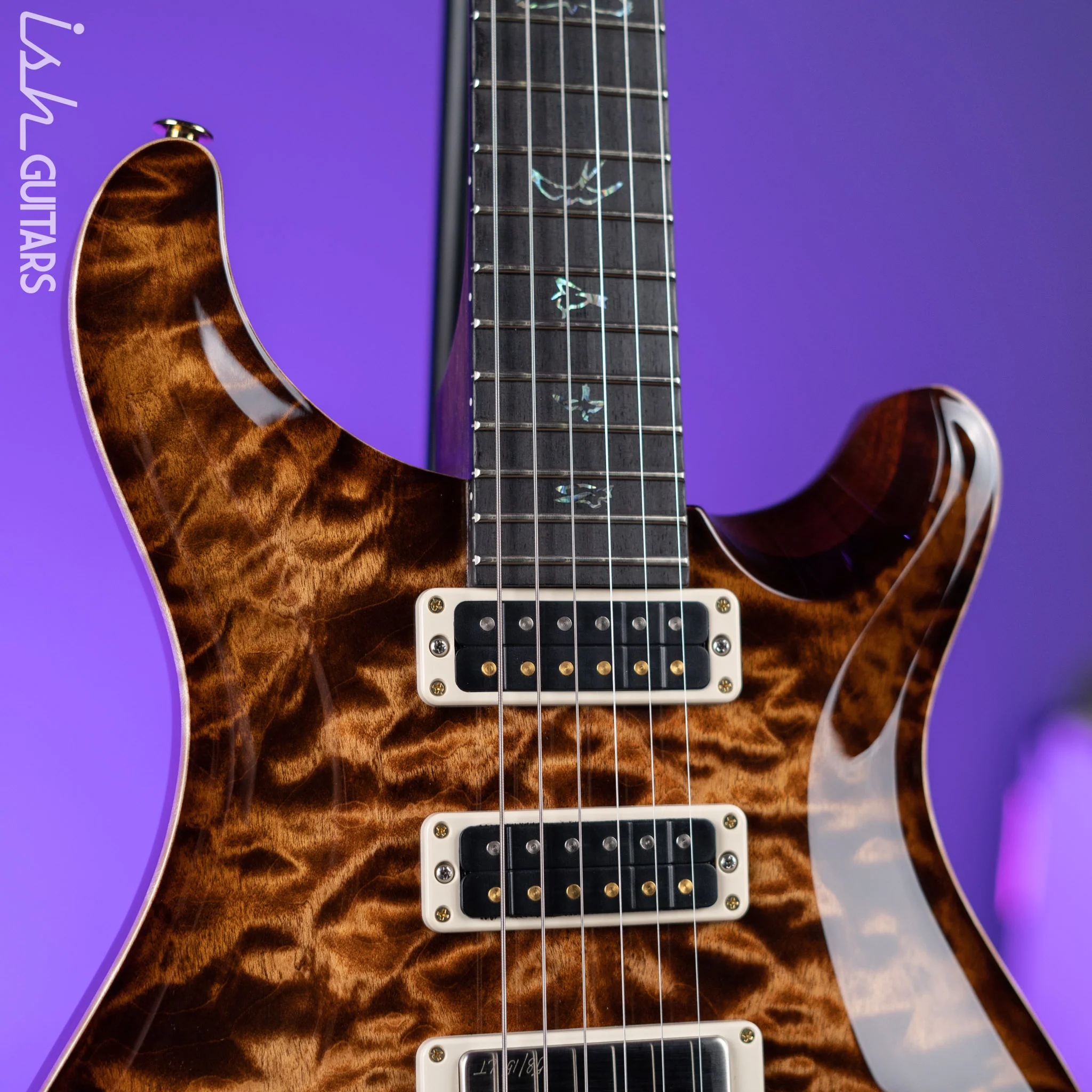 PRS Studio Wood Library 10-Top Copperhead Burst - Image 3
