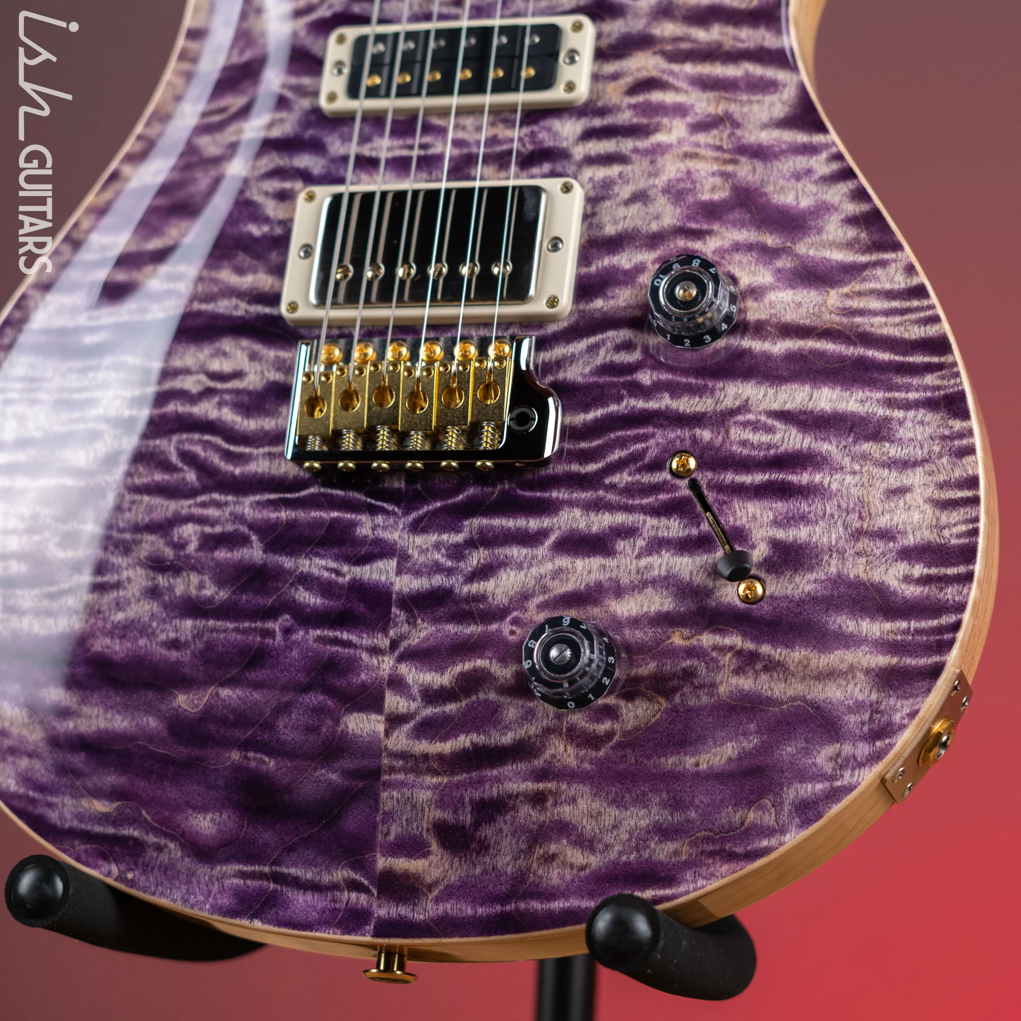 PRS Studio Wood Library 10-Top Faded Purple - Image 4