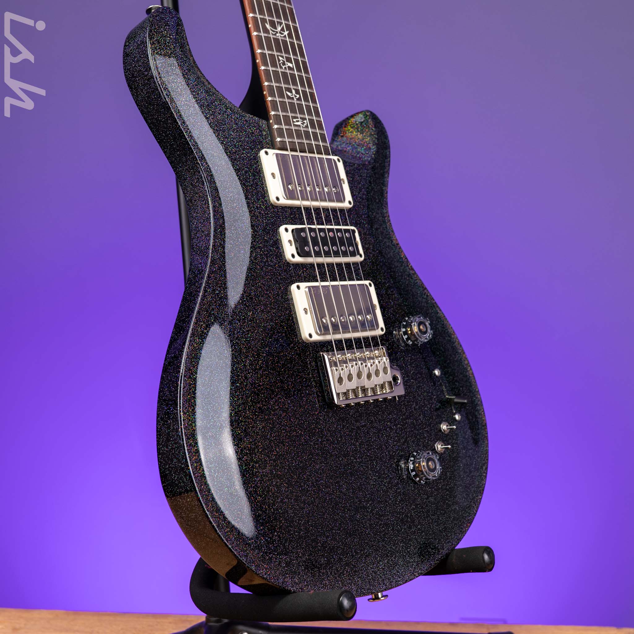 PRS Swamp Ash Special Black Rainbow Hollowflake - Image 3