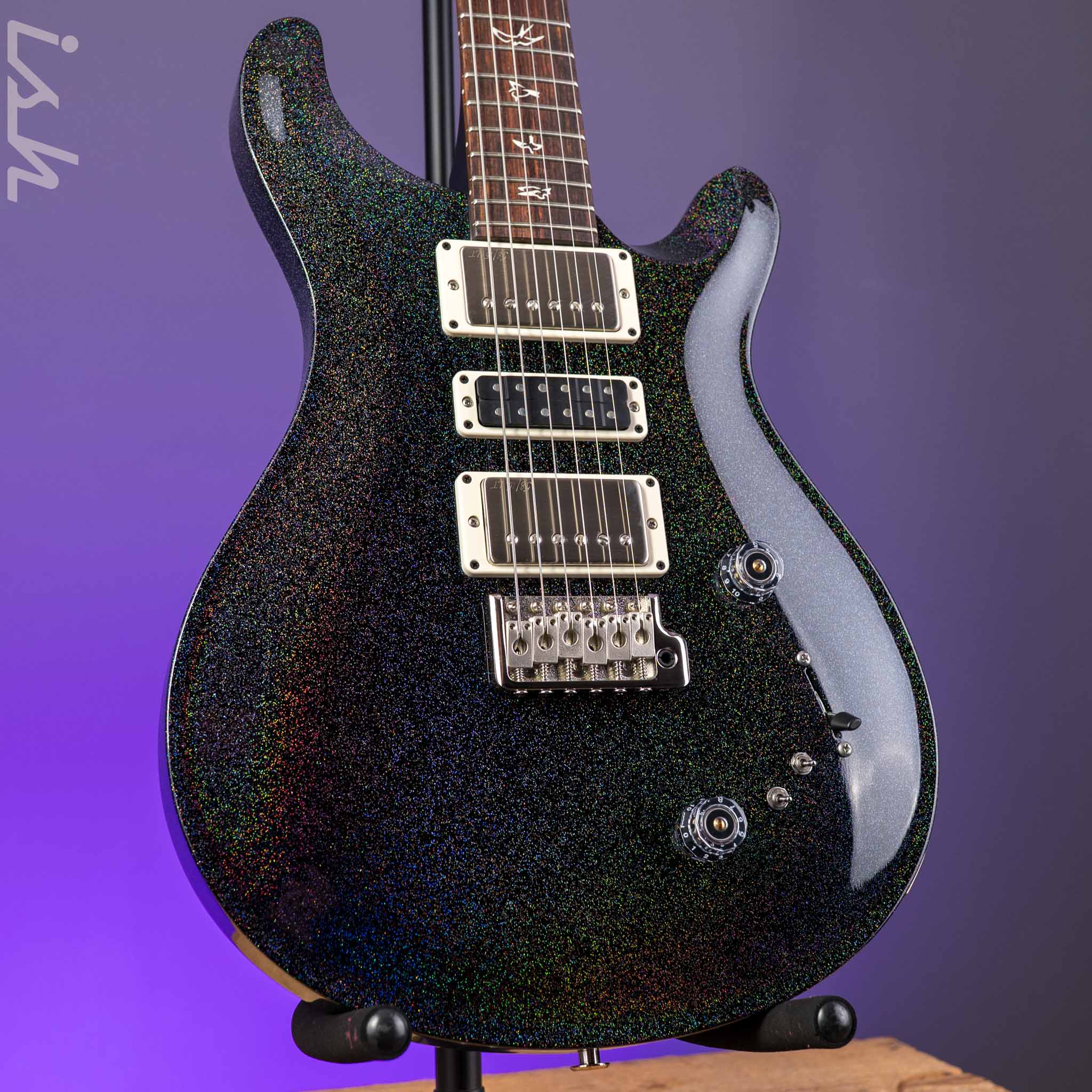PRS Swamp Ash Special Black Rainbow Holoflake