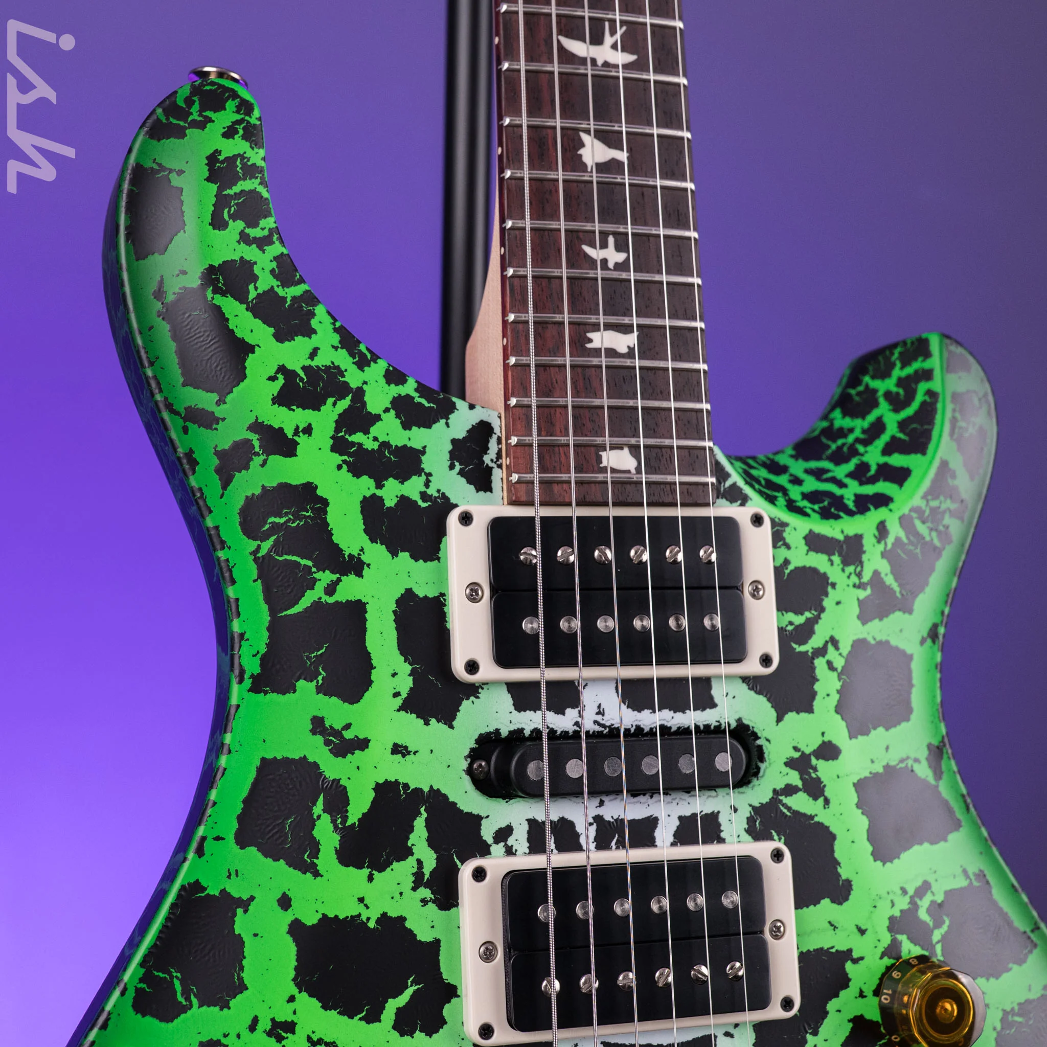 PRS CE 24 Special Limited Edition Green Black Crackle - Image 4