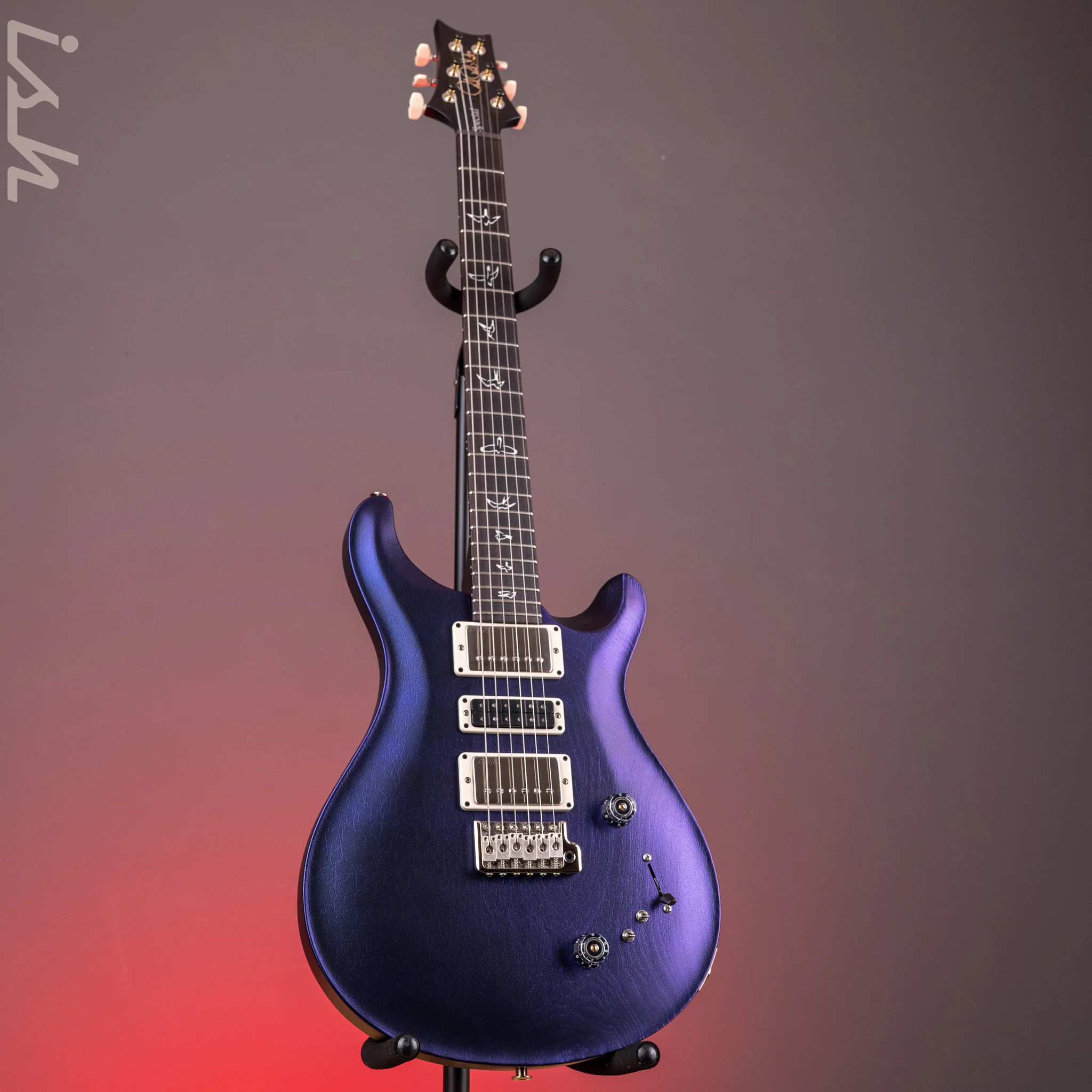 PRS Swamp Ash Special Midnight Metallic Crackle w/ Black Satin Neck Sprayer's Choice - Image 2