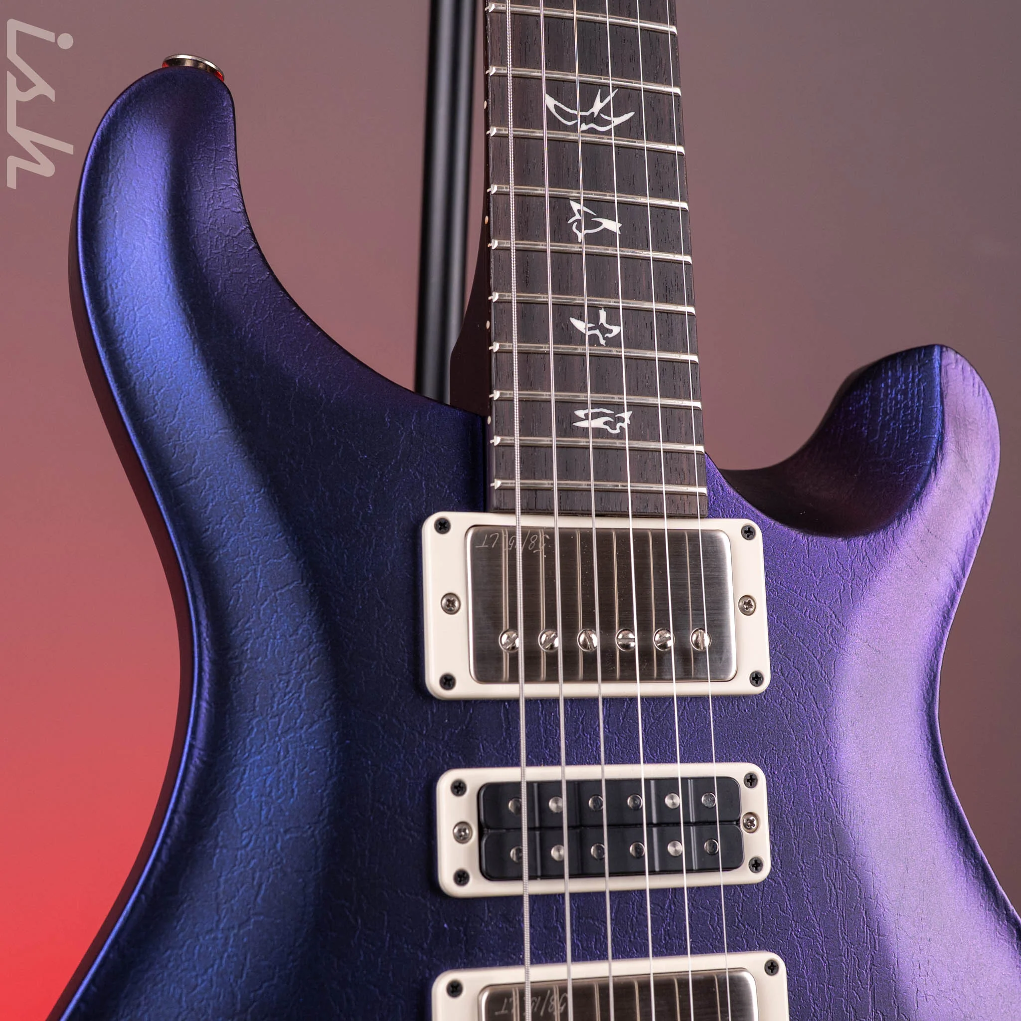 PRS Swamp Ash Special Midnight Metallic Crackle w/ Black Satin Neck Sprayer's Choice - Image 4