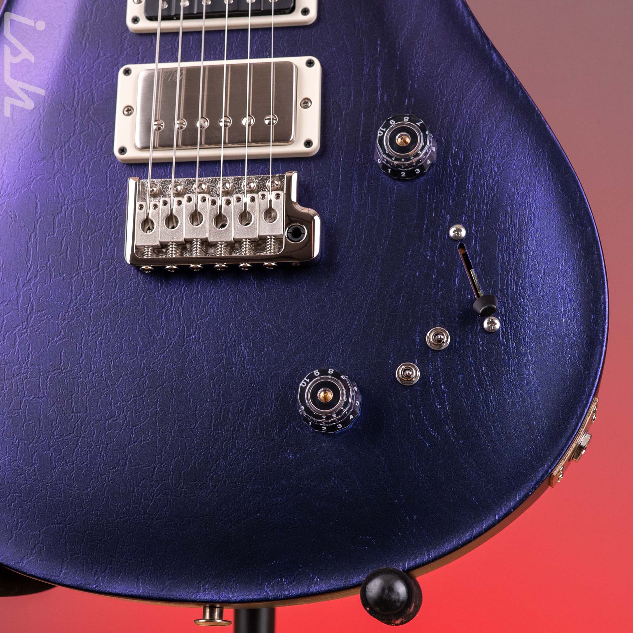 PRS Swamp Ash Special Midnight Metallic Crackle w/ Black Satin Neck Sprayer's Choice - Image 5