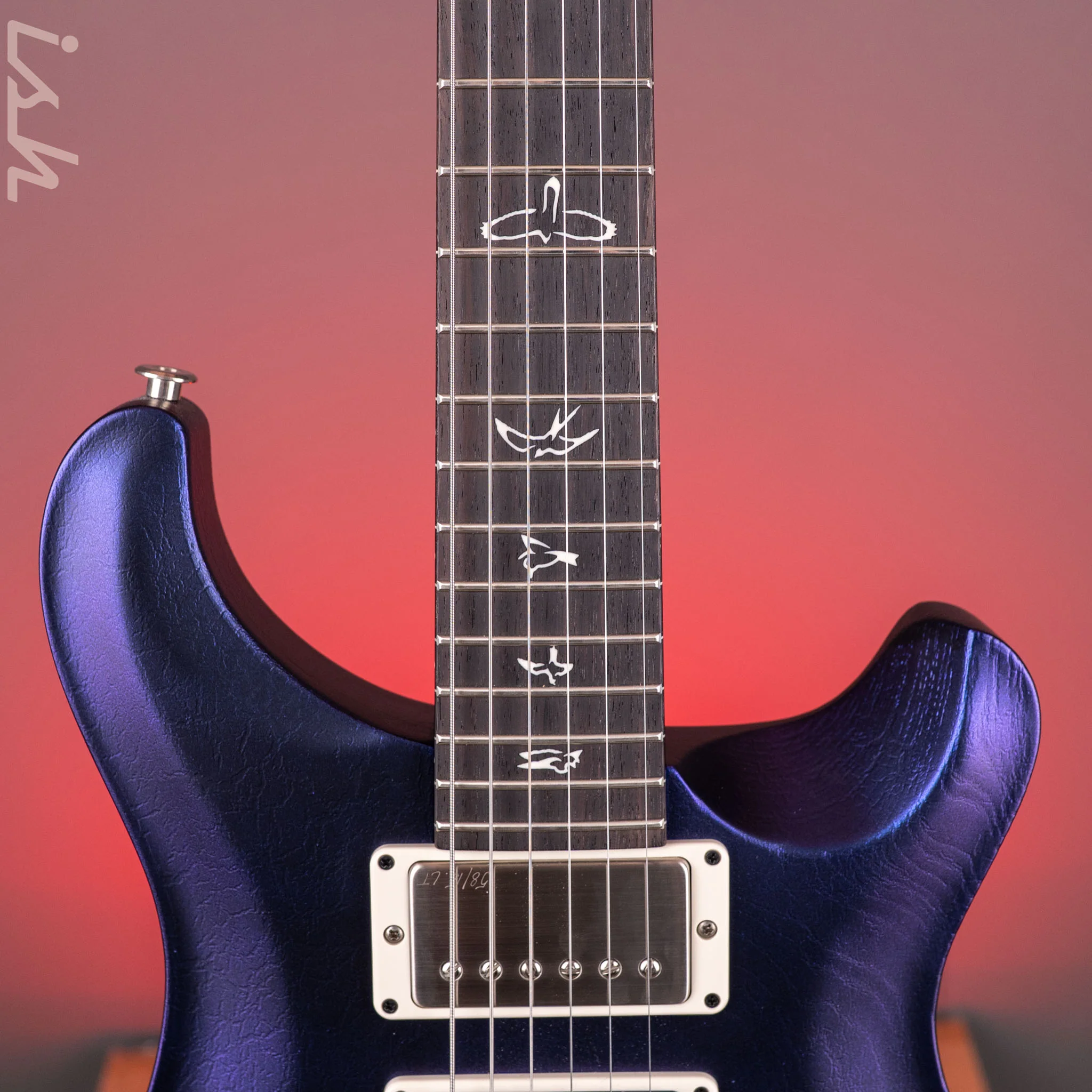 PRS Swamp Ash Special Midnight Metallic Crackle w/ Black Satin Neck Sprayer's Choice - Image 6