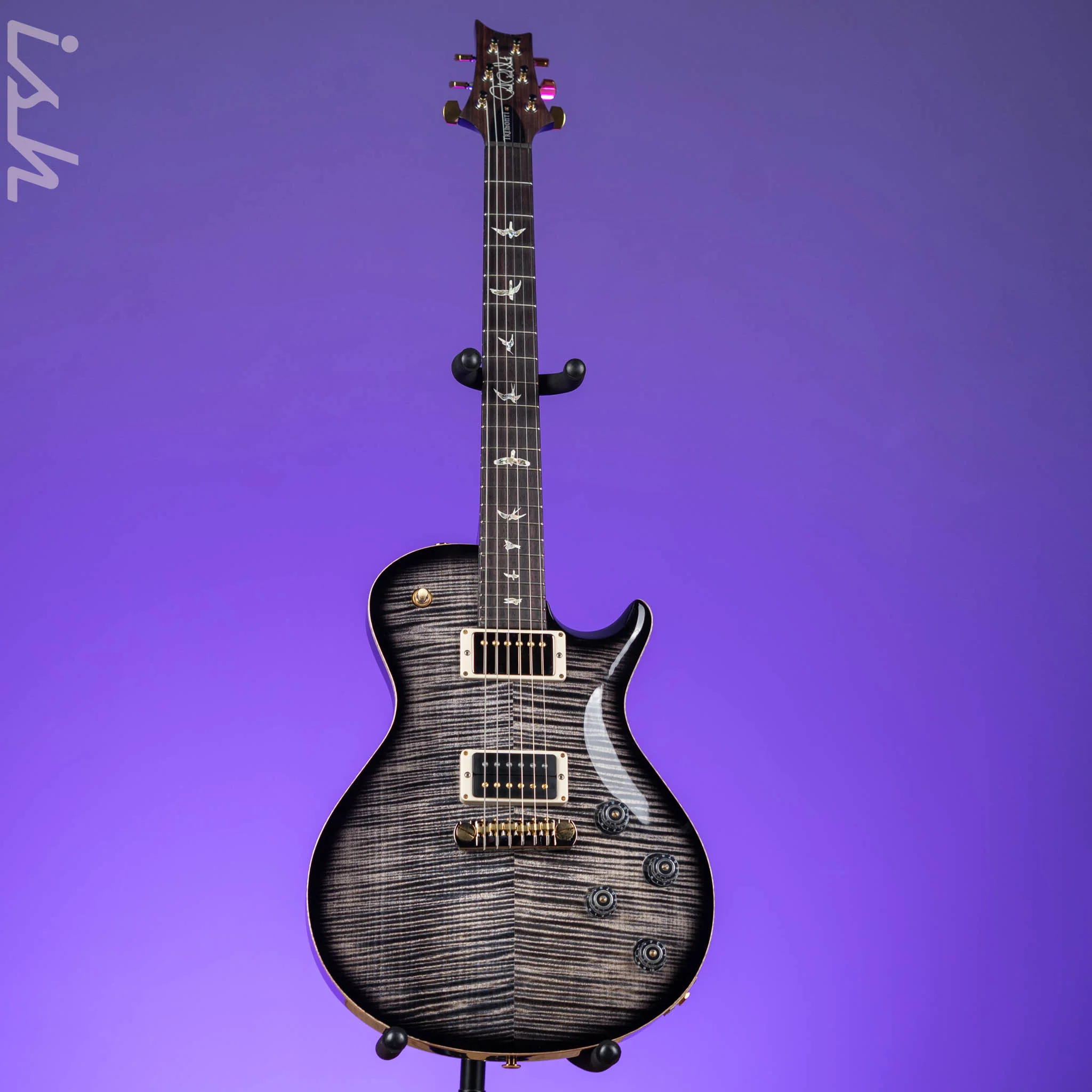 PRS Tremonti Signature Stoptail Charcoal Contour Burst 10-Top - Image 2