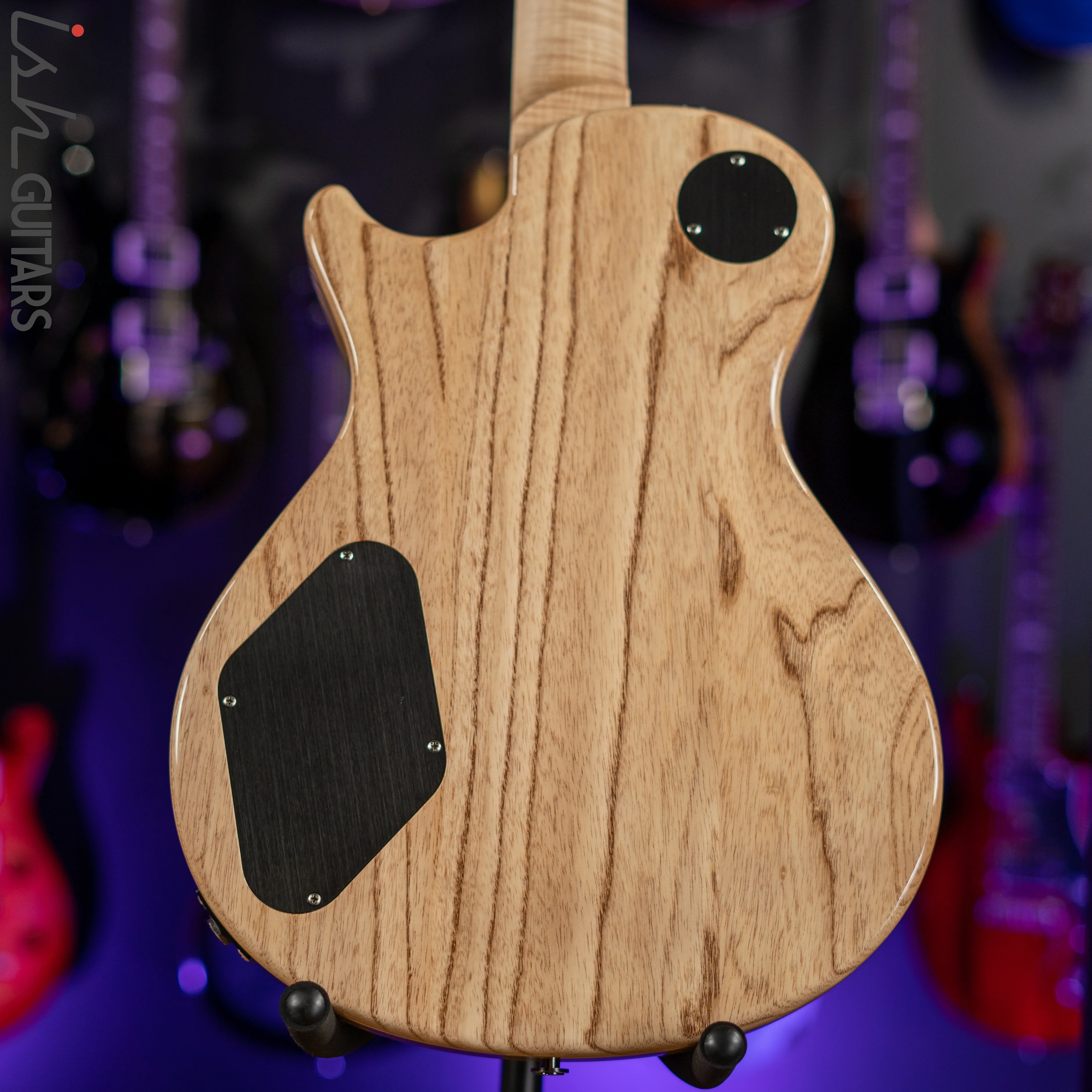 PRS Tremonti Stoptail Wood Library Charcoal Burst 10 Top Quilt - Image 7