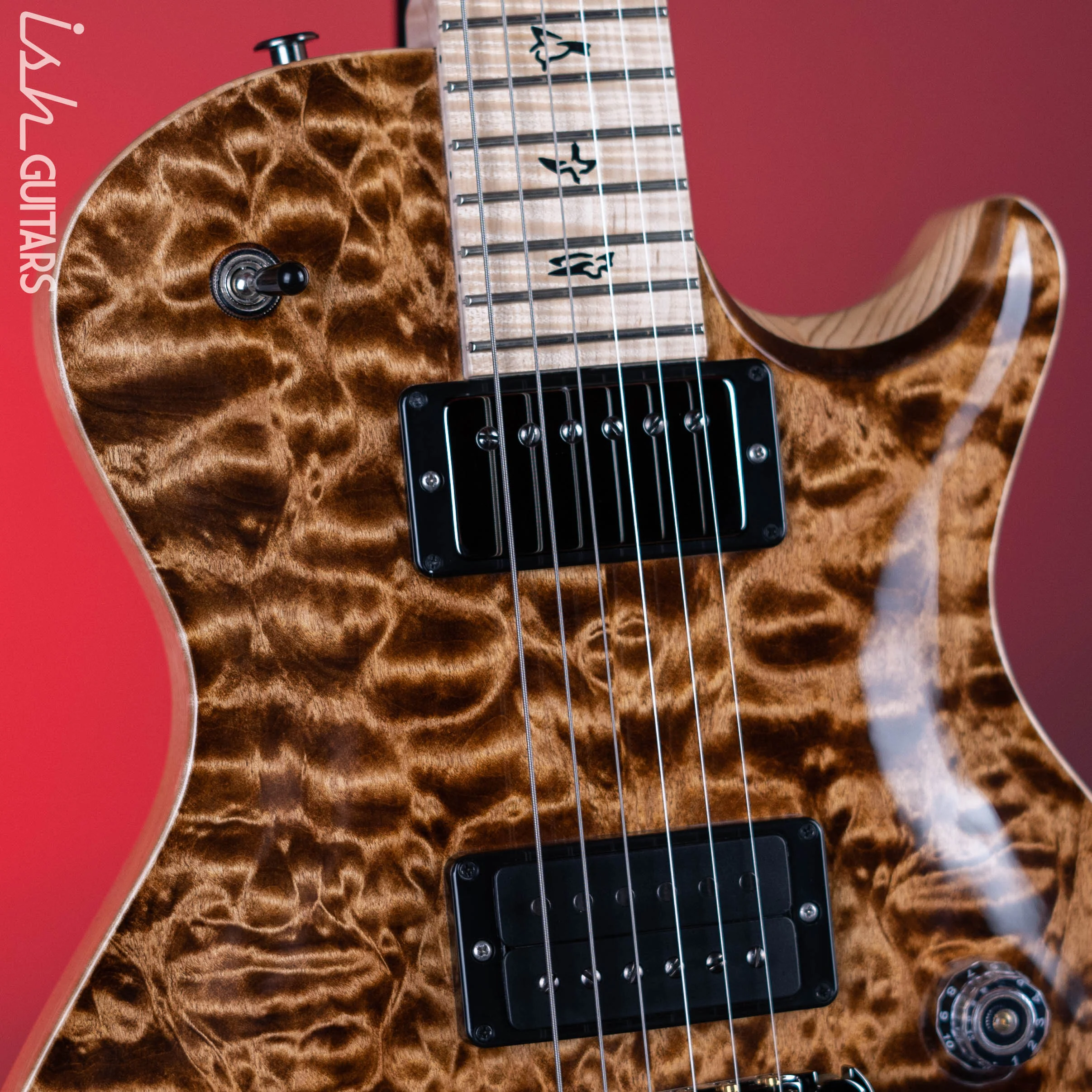 PRS Tremonti Stoptail Wood Library Copperhead Burst 10-Top - Image 3