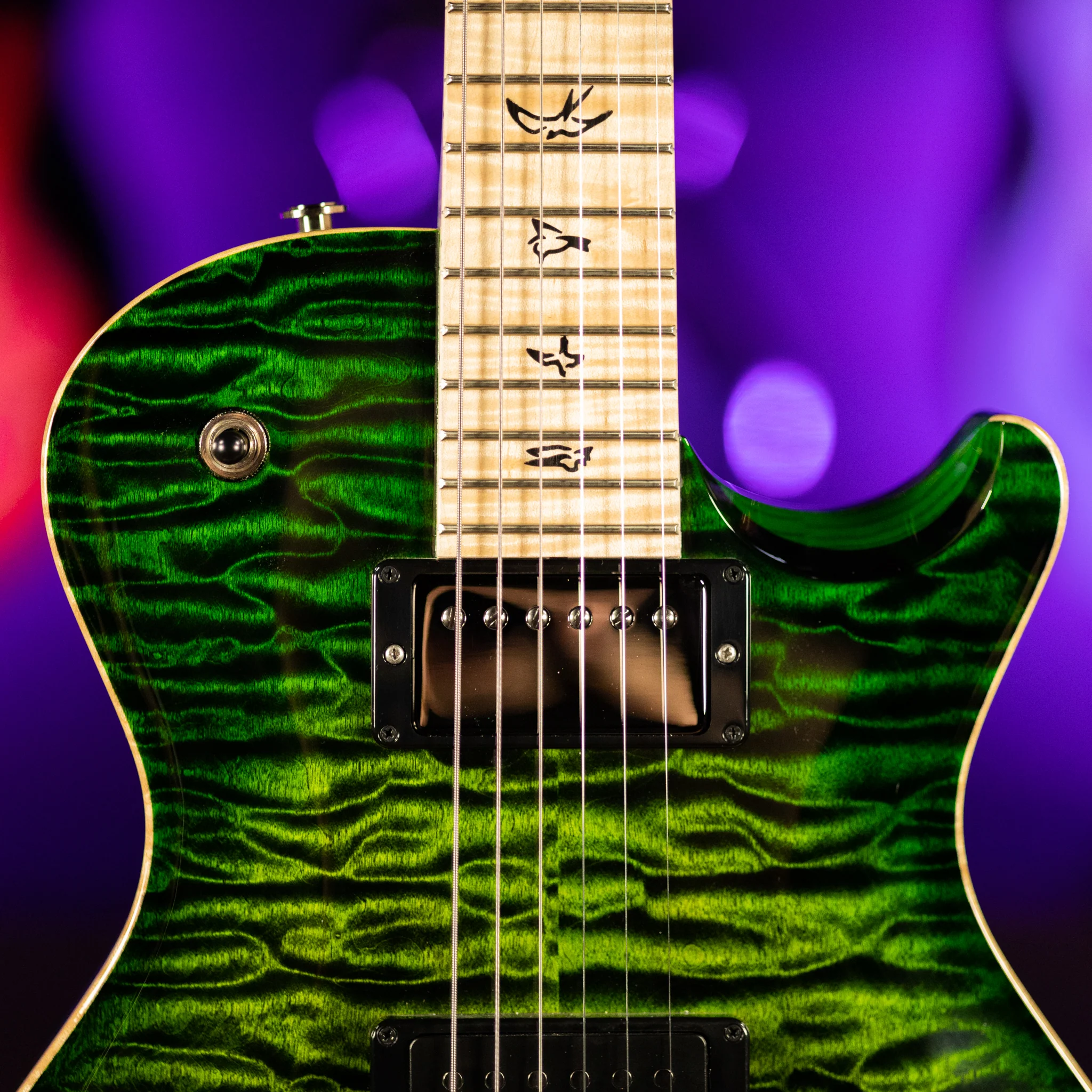 PRS Tremonti Wood Library 10 Top Quilt Jade w/ Green Burst - Image 3