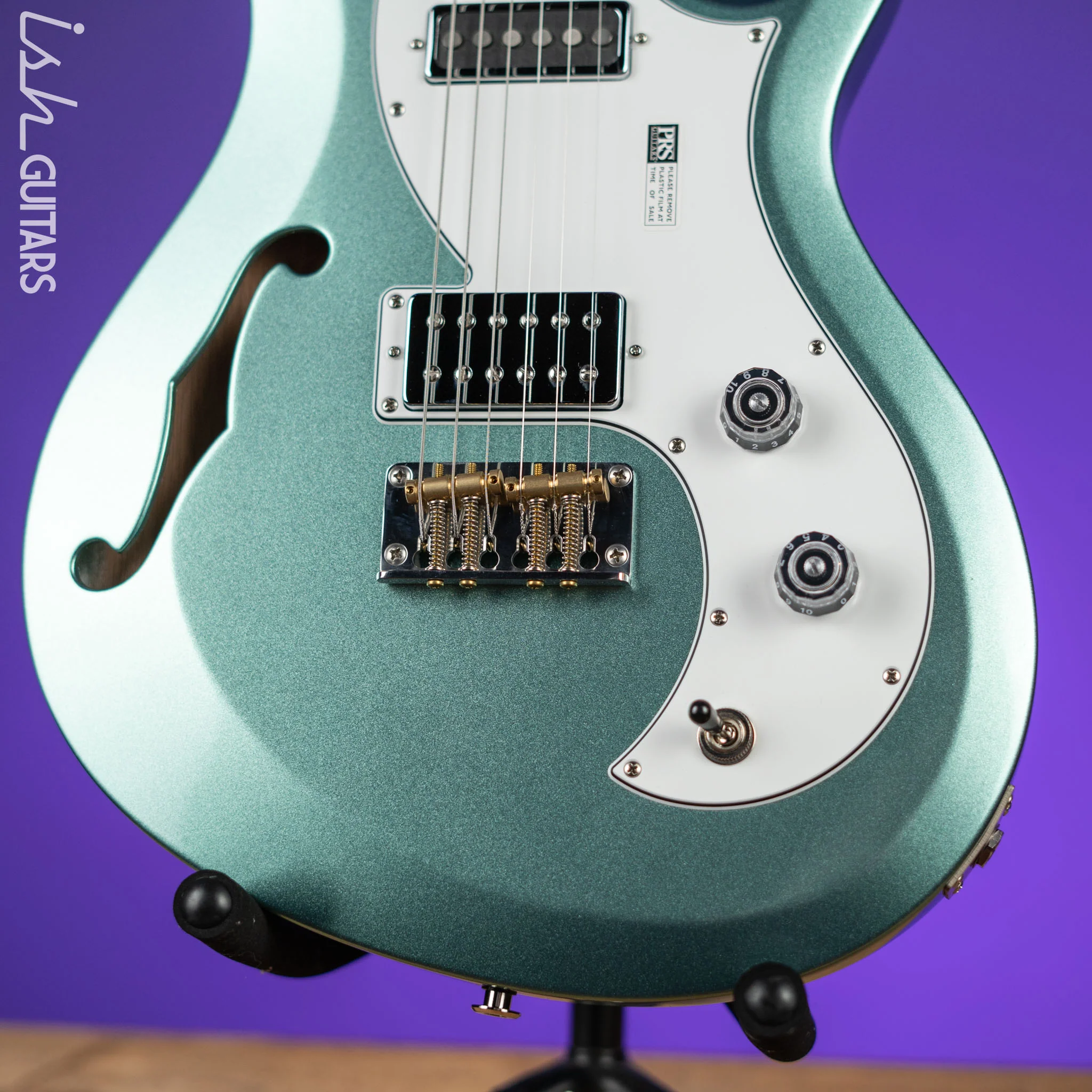 PRS Vela 22 Semi-Hollow Frost Blue Metallic - Image 4