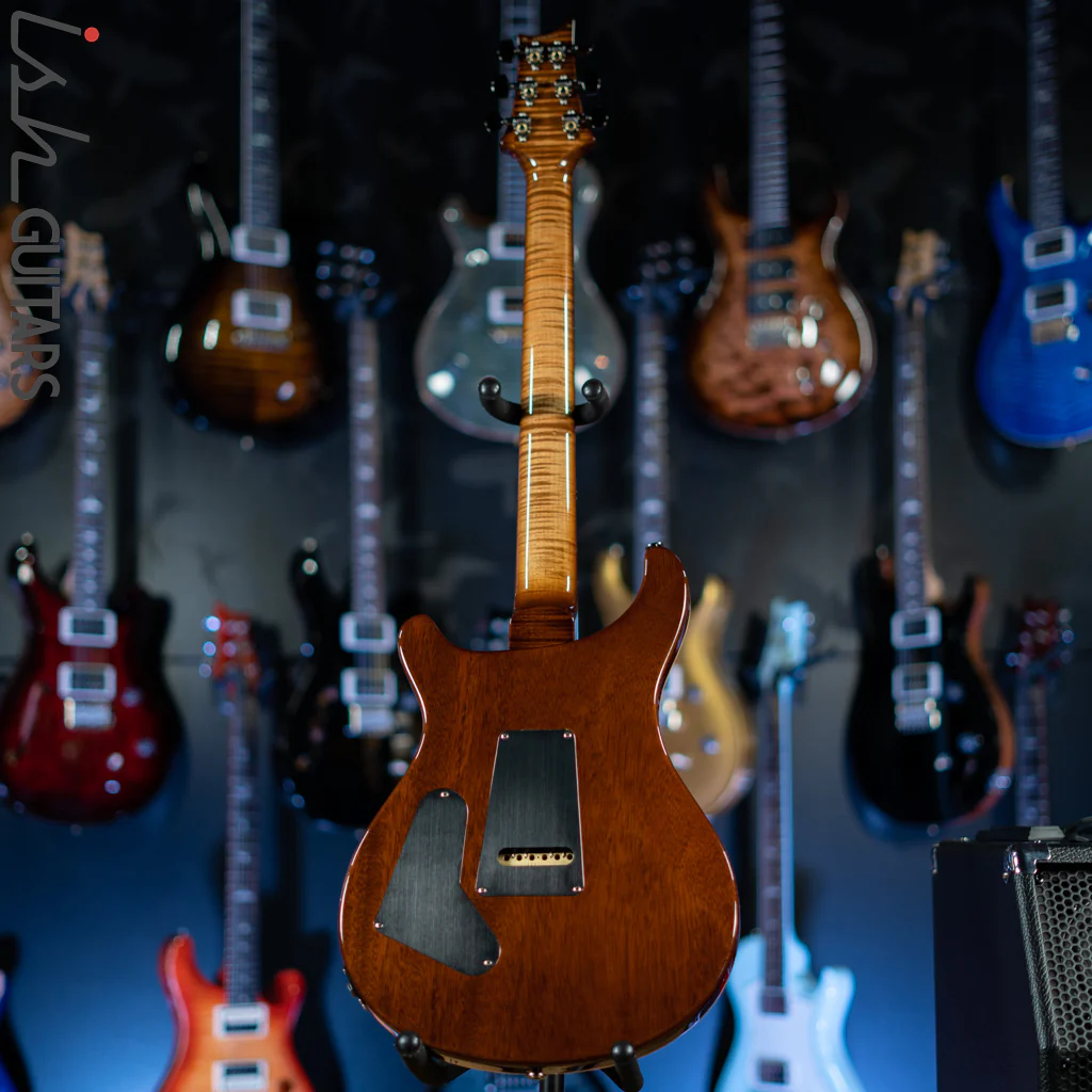 PRS Wood Library Custom 24 Copperhead Burst 10 Top Quilt Figured Maple Neck - Image 7