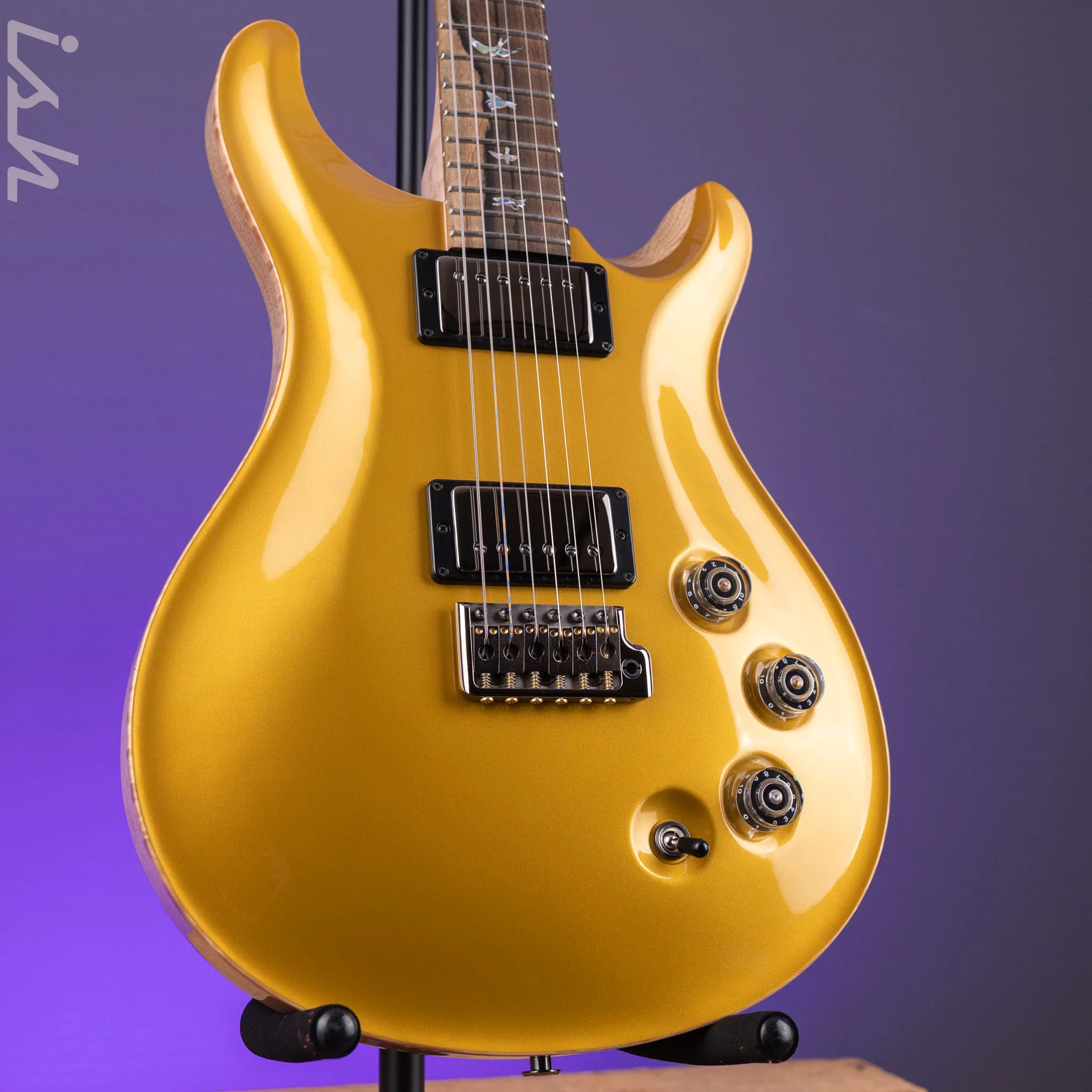 PRS Wood Library DGT Gold Top Ziricote Fretboard