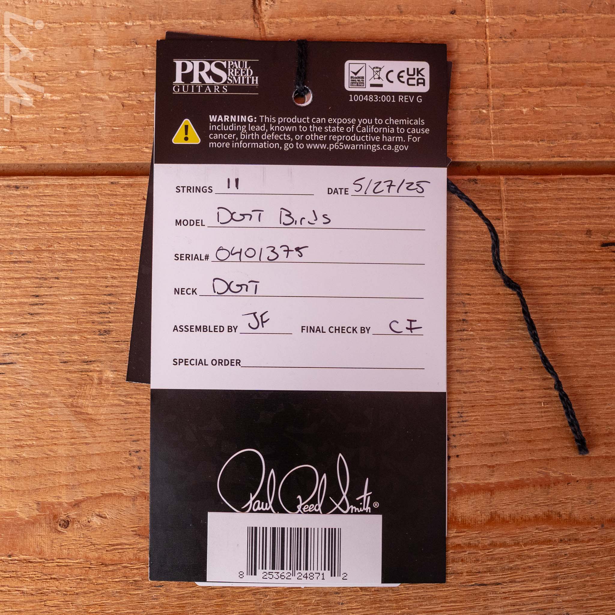 PRS Wood Library DGT Metallic Midnight - Image 13