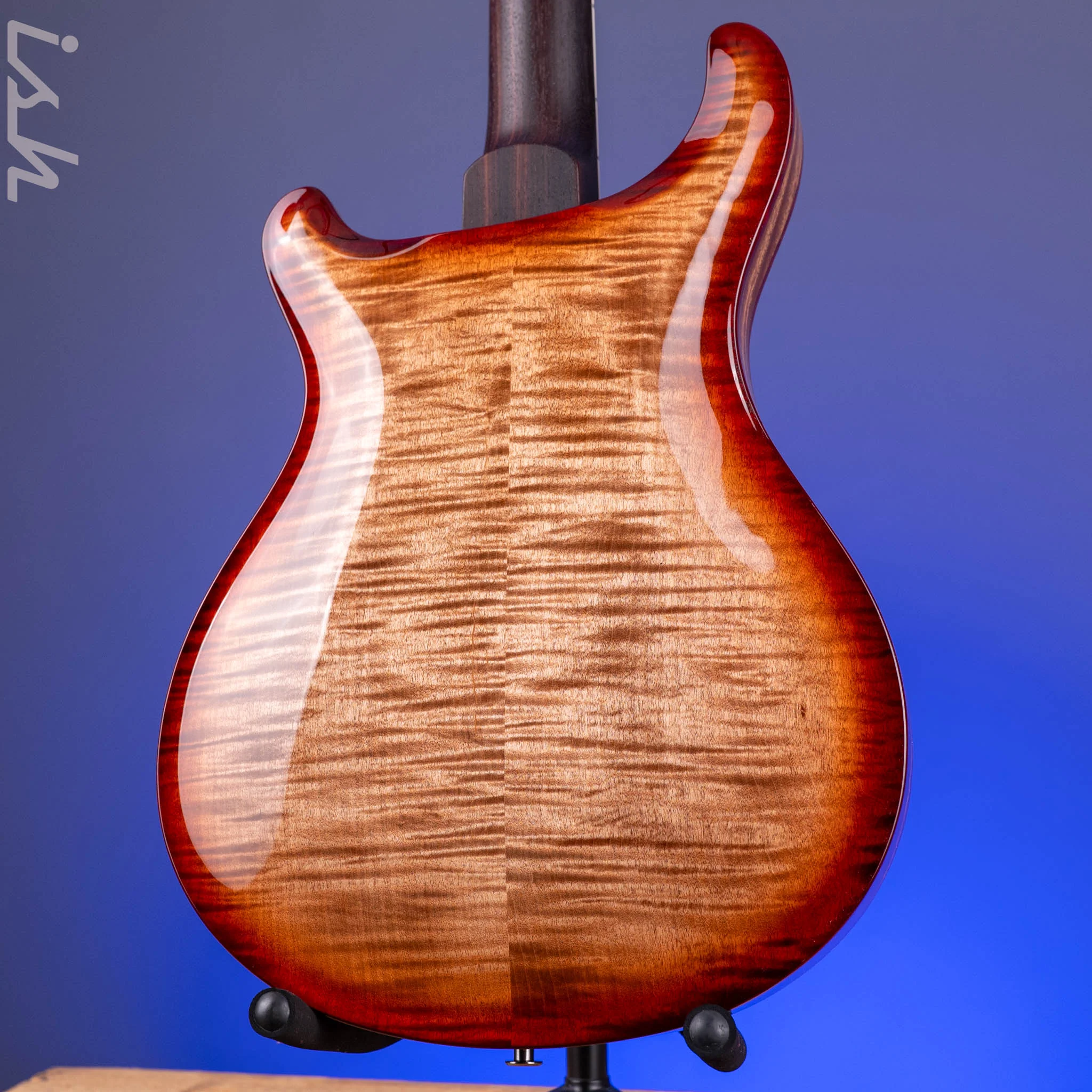 PRS Wood Library Hollowbody II 594 10-Top Brazilian RW Fretboard Autumn Burst Custom Color - Image 9