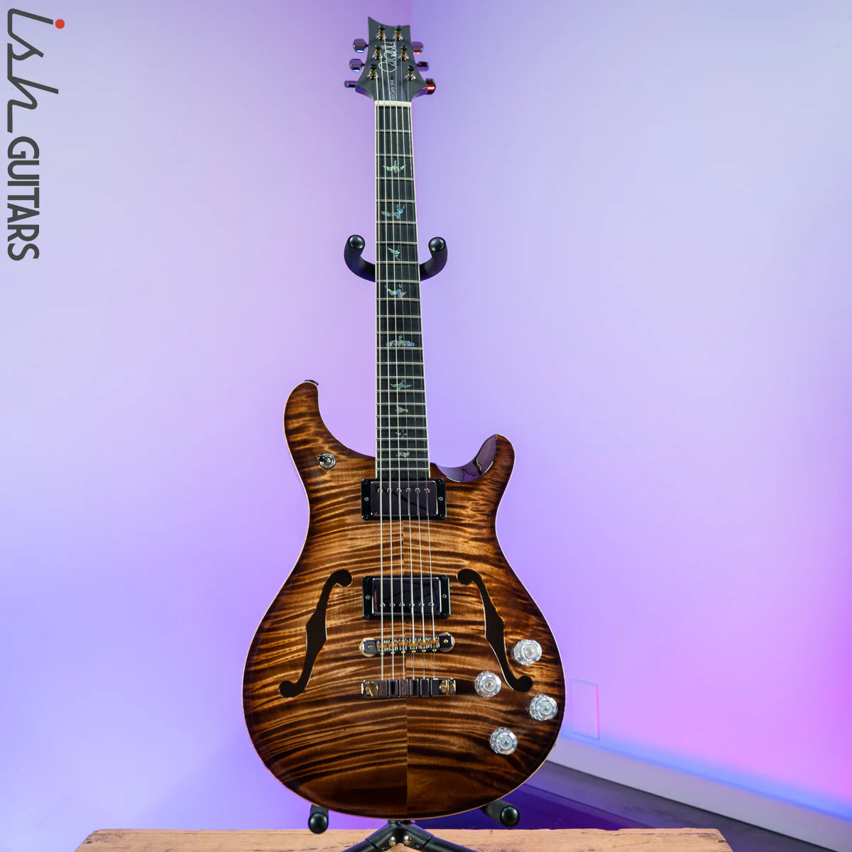 PRS McCarty 594 Hollowbody II Wood Library Copperhead Burst 10 Top - Image 2
