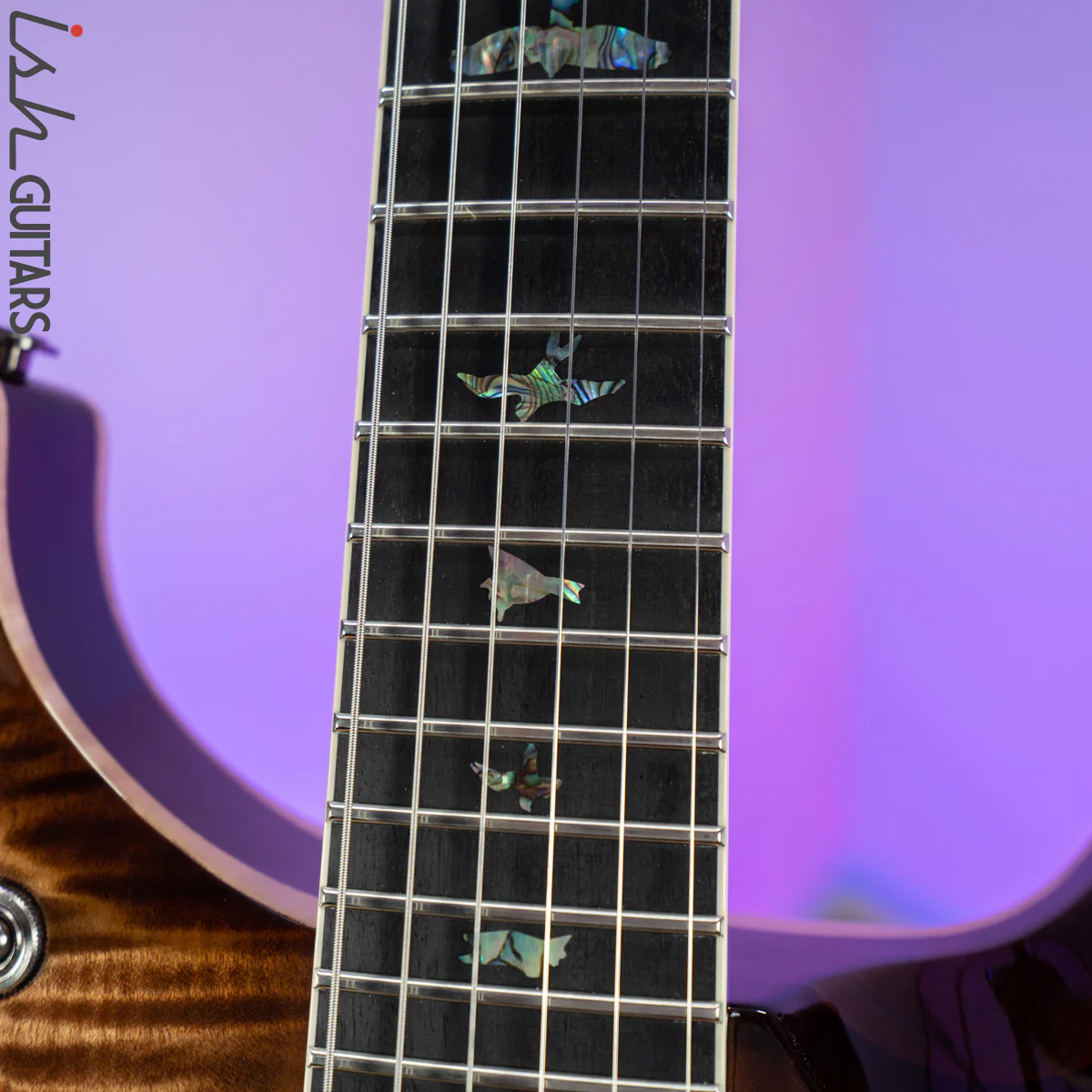 PRS McCarty 594 Hollowbody II Wood Library Copperhead Burst 10 Top - Image 6