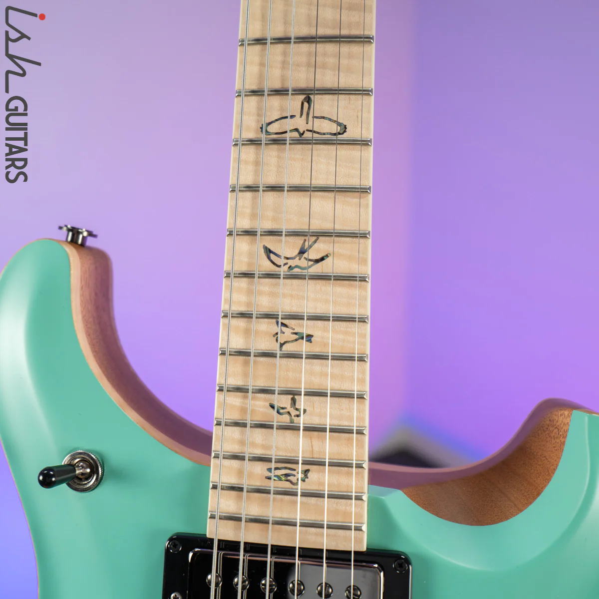 PRS McCarty 594 Hollowbody II Wood Library Seafoam Green Satin - Image 6