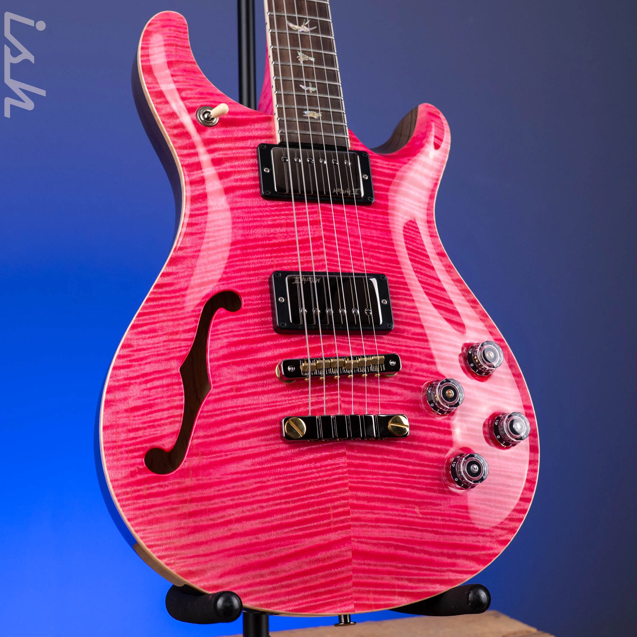 PRS Wood Library McCarty 594 Semi-Hollow Bonnie Pink Artist Grade