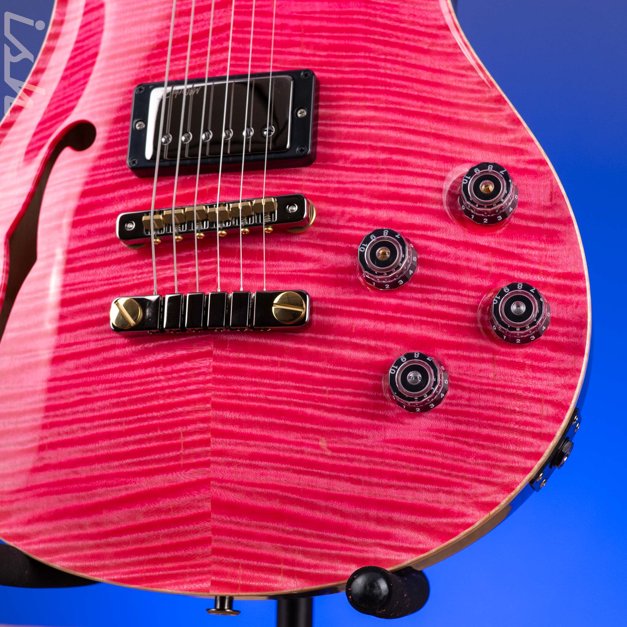 PRS Wood Library McCarty 594 Semi-Hollow Bonnie Pink Artist Grade - Image 5