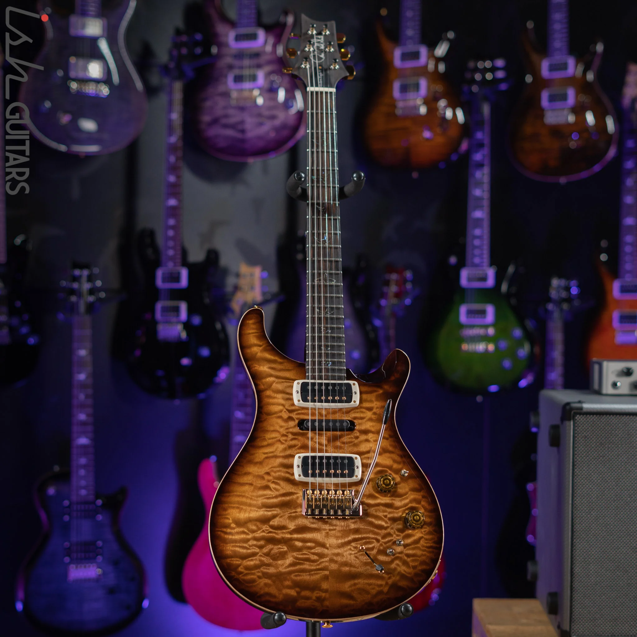 PRS Wood Library Modern Eagle V 10-Top Copperhead Burst Demo - Image 2