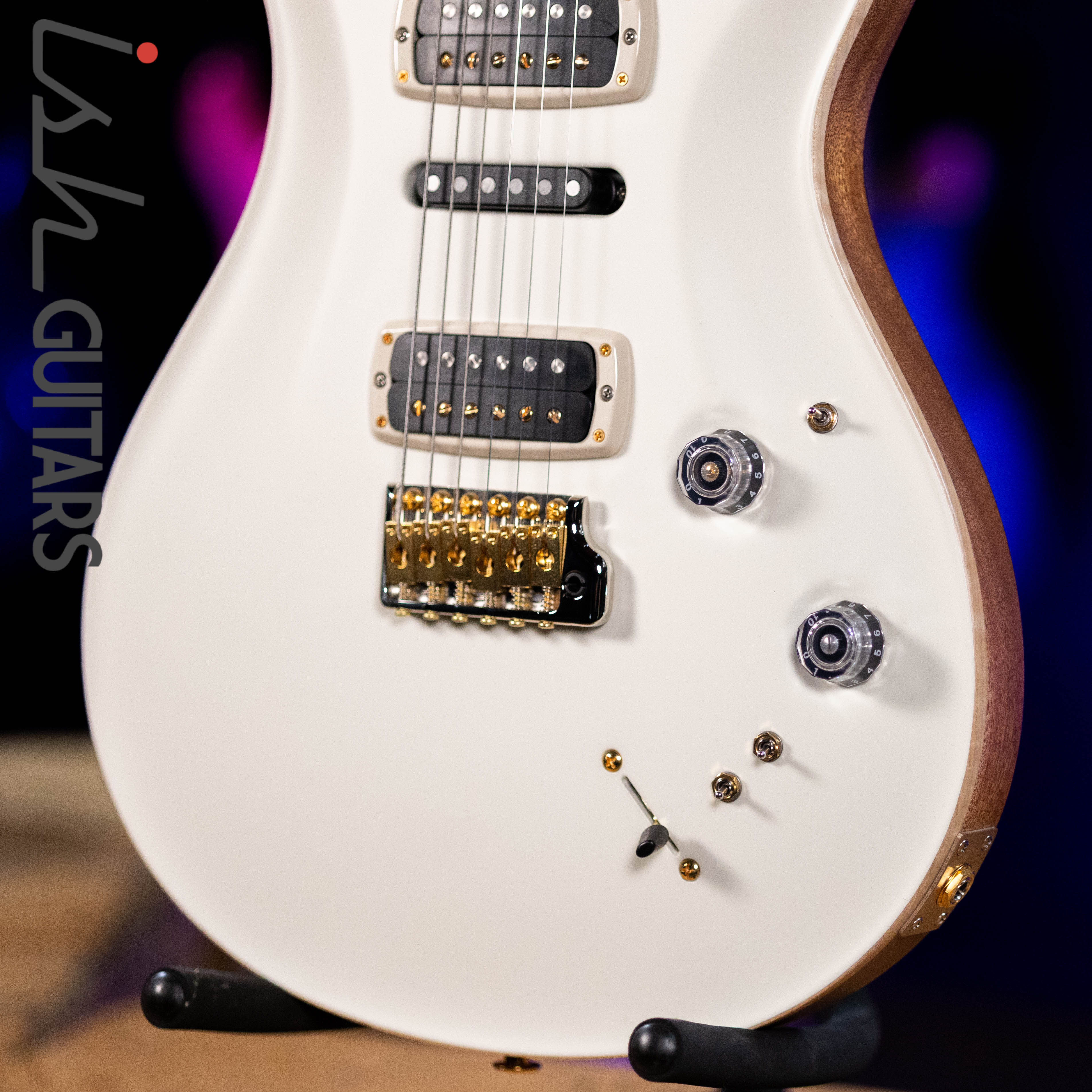 PRS Wood Library Modern Eagle V Antique White Brazilian Rosewood - Image 4