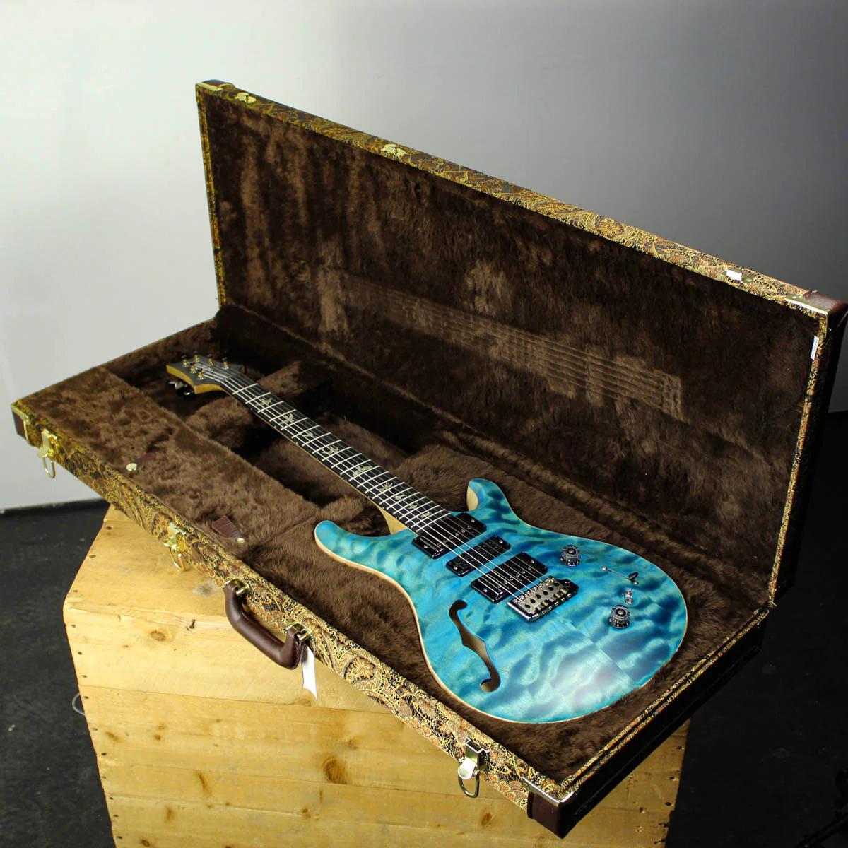 2019 PRS Wood Library Special 22 Aquabluex Satin - Image 12