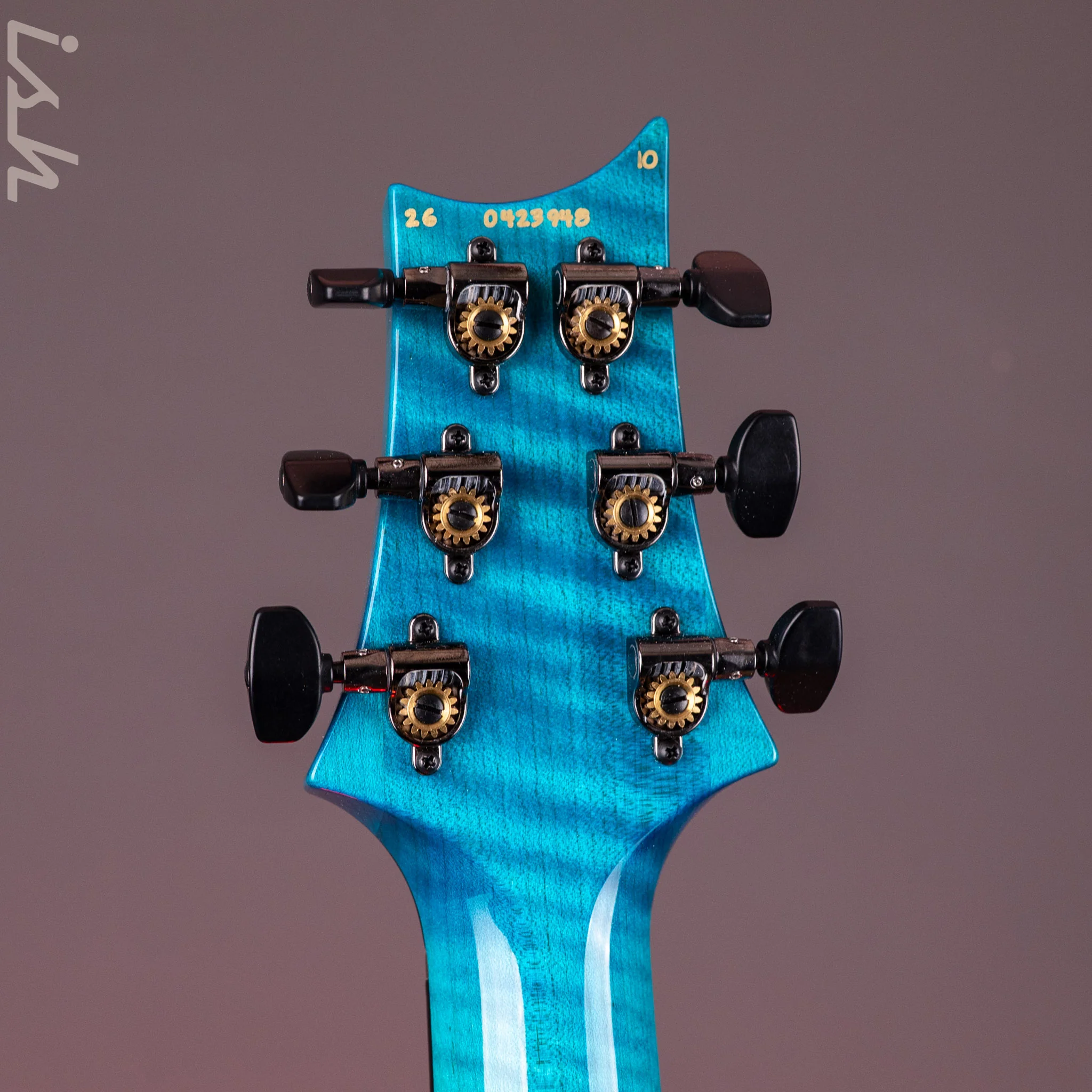PRS Wood Library Special Semi-Hollow 10-Top Quilt Aquableux Custom Color - Image 13