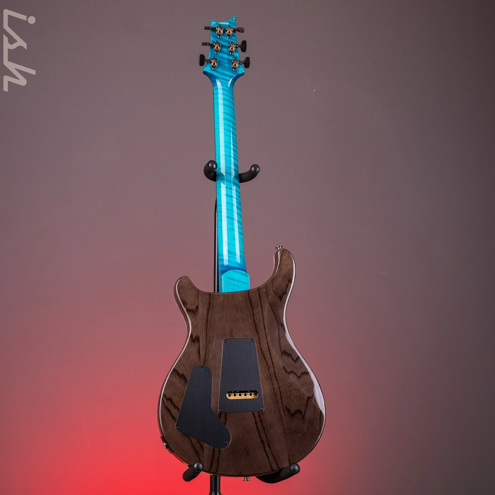 PRS Wood Library Special Semi-Hollow 10-Top Quilt Aquableux Custom Color - Image 9