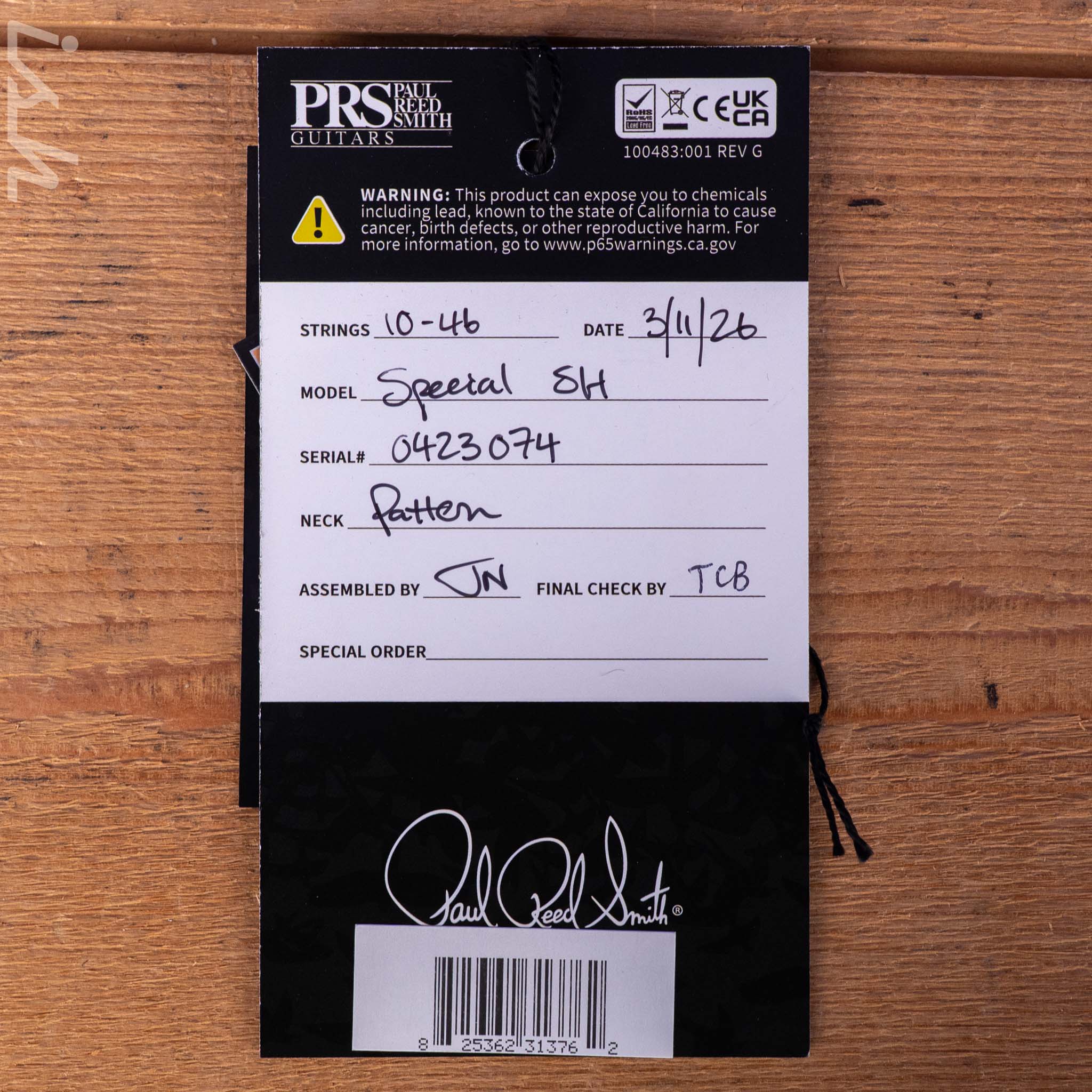 PRS Wood Library Special Semi Hollow Flame Maple Artist Top Custom Color - Image 13