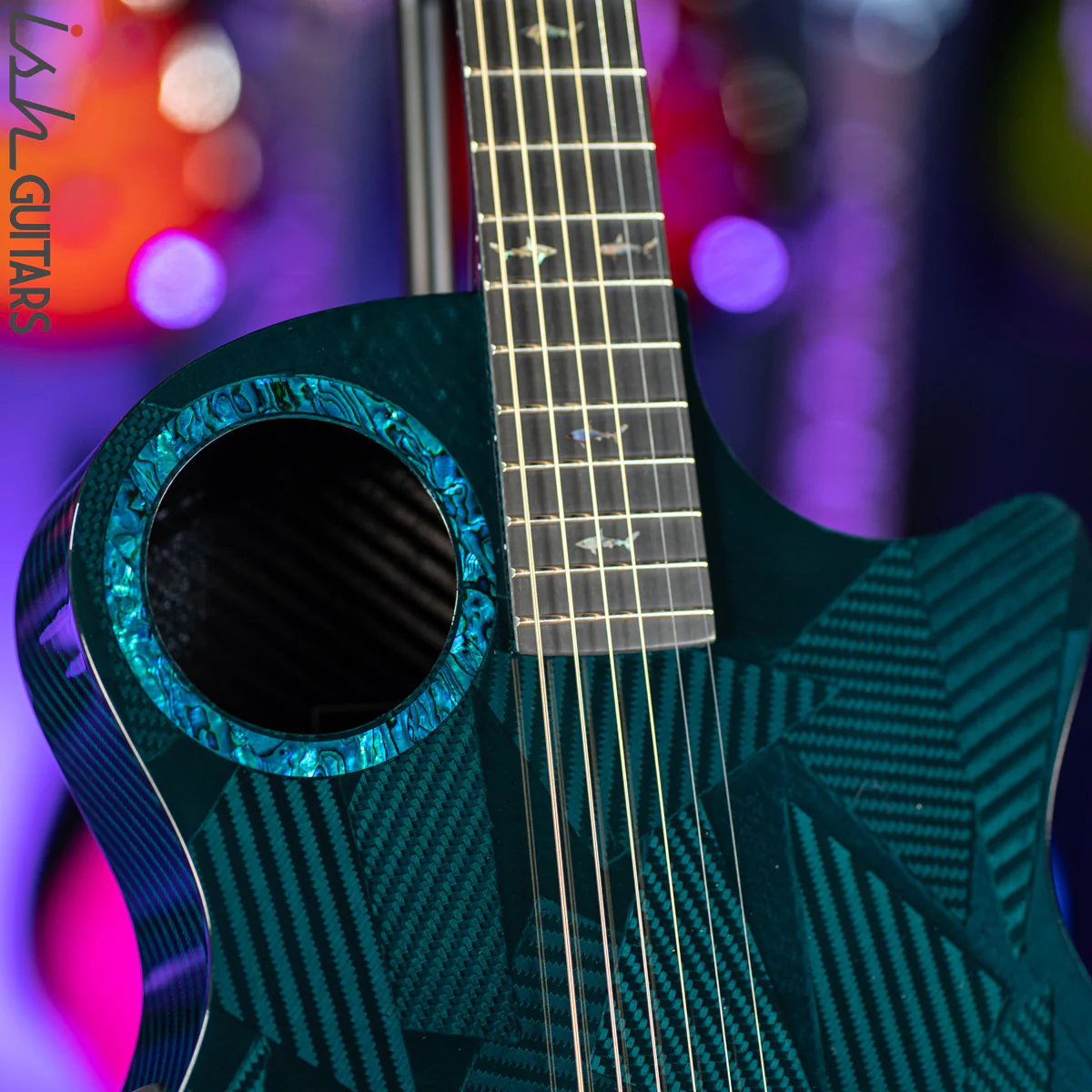 RainSong 25th Anniversary Black Ice Acoustic Guitar - Image 5