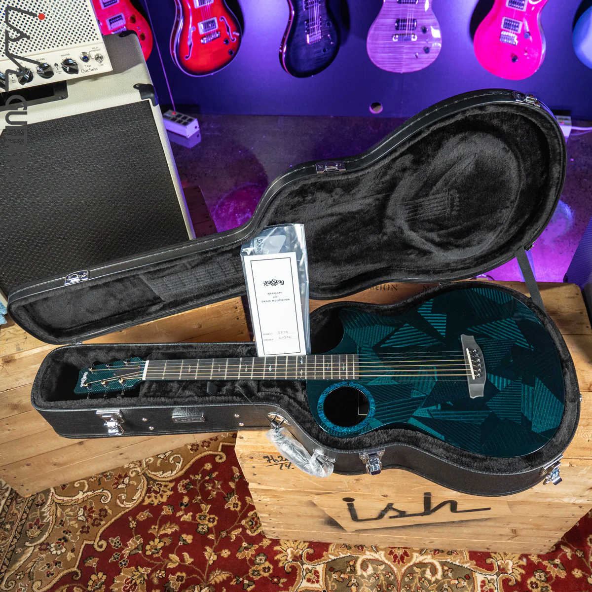 RainSong 25th Anniversary Black Ice Acoustic Guitar - Image 12