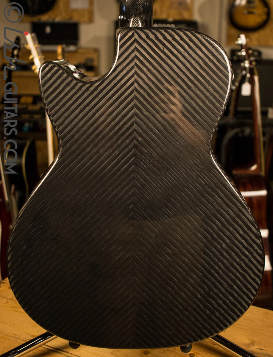 Rainsong BI-WS1000N2 Black Ice Carbon Fiber Composite Acoustic Guitar - Image 9