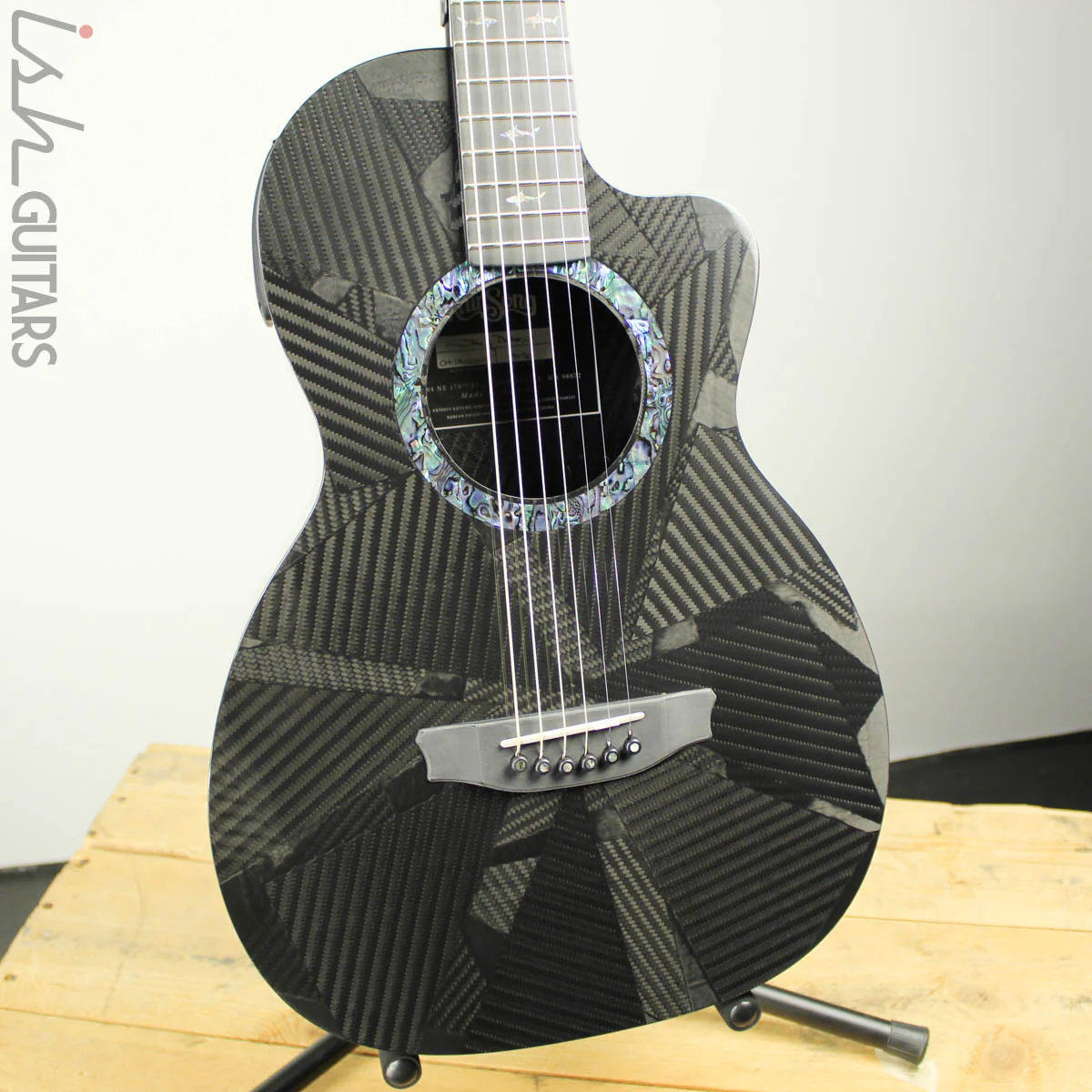 RainSong BI-PA1000NS Black Ice Parlor - Image 2