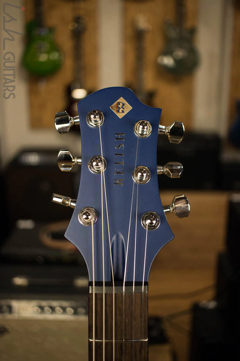 Relish Guitars Mary Aluminum Marine Blue Electric Guitar - Image 5