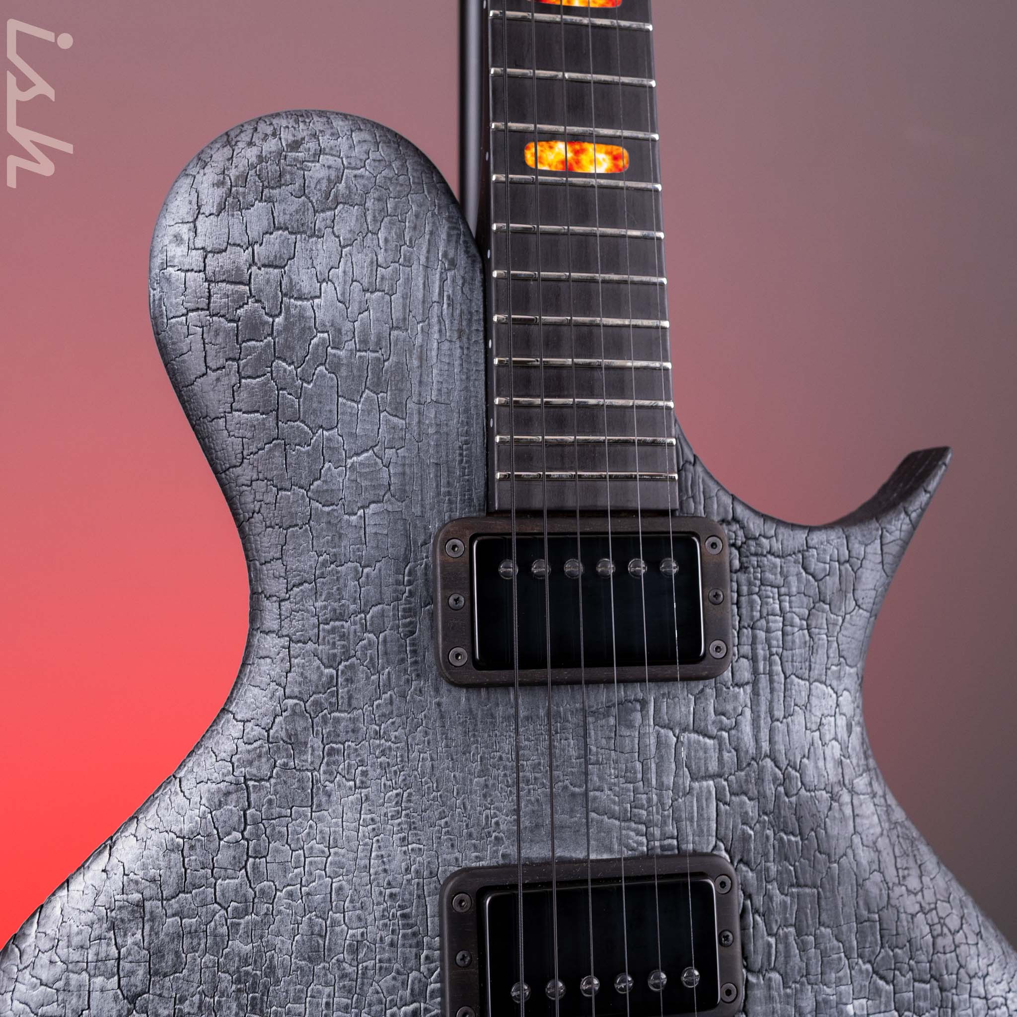 Ritter Porsch “The Volcano Virtuoso” Burnt Charcoal Guitar - Image 4