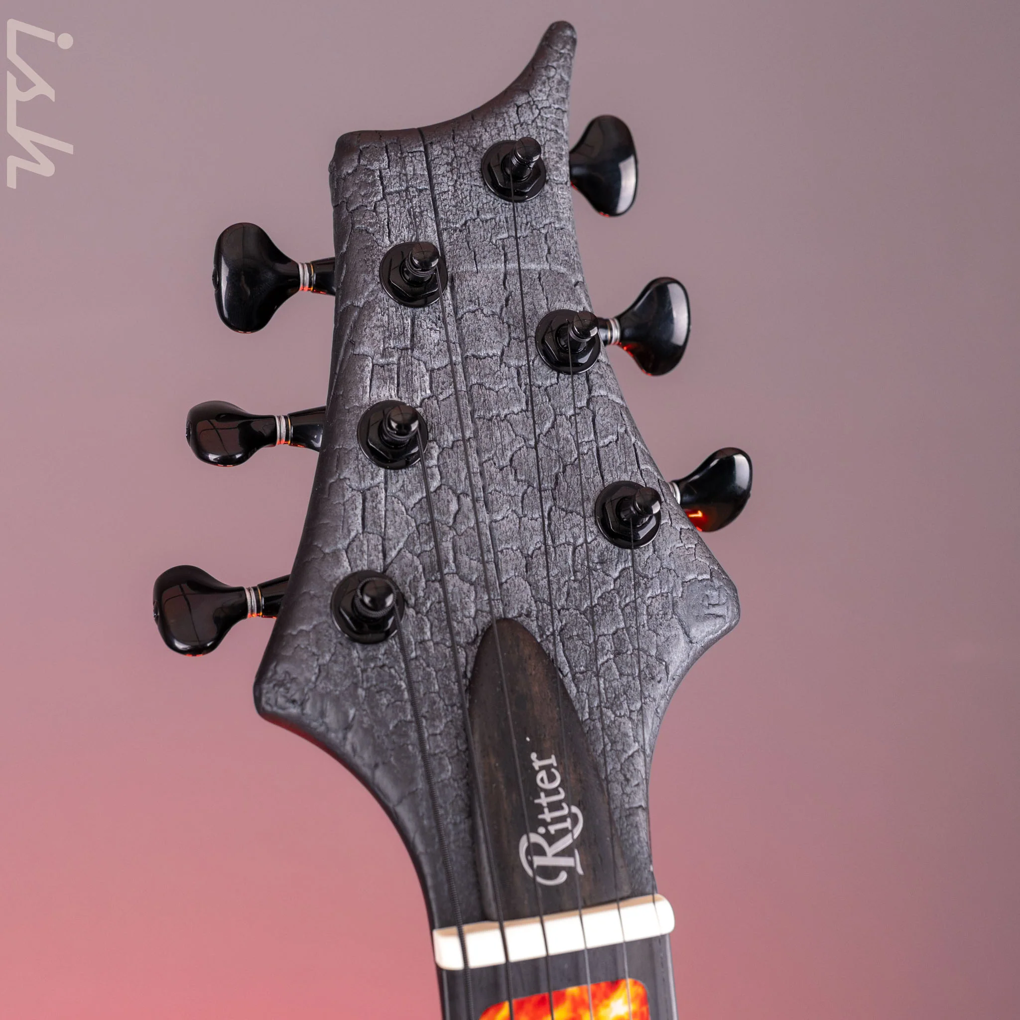 Ritter Porsch “The Volcano Virtuoso” Burnt Charcoal Guitar - Image 6