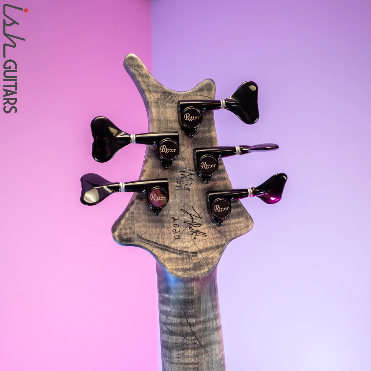Ritter R8 Singlecut Bass Guitar Sandblasted Quilted Redwood - Image 16