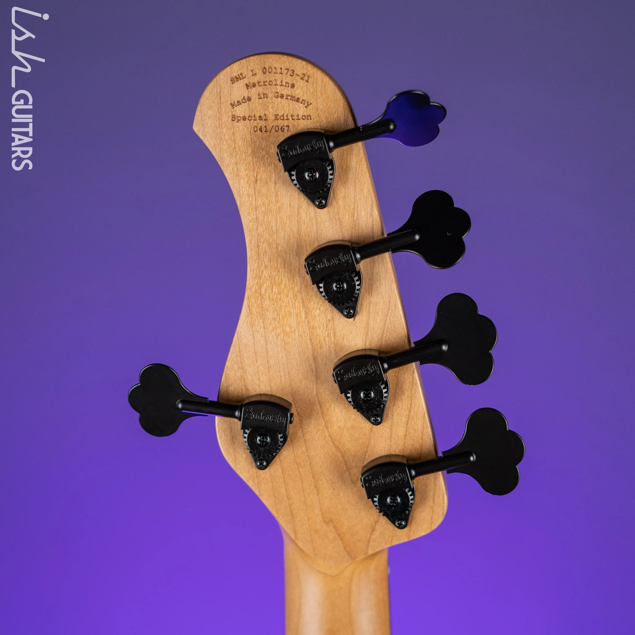 Sadowsky Metroline Special Edition 24 Fret 5-String Modern Bass Claro Walnut - Image 10