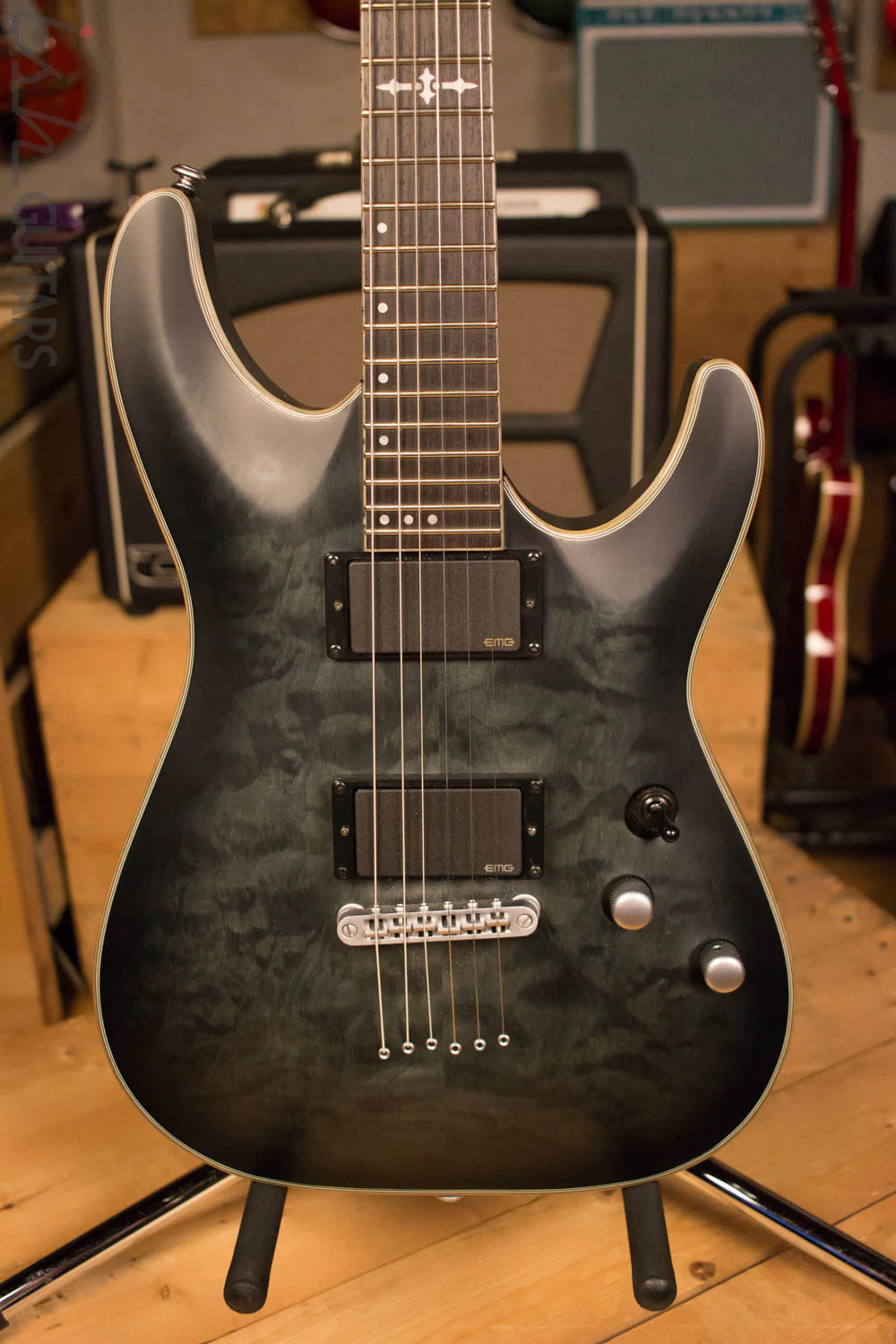 Schecter C1 Platinum Electric Guitar EMG Pickups