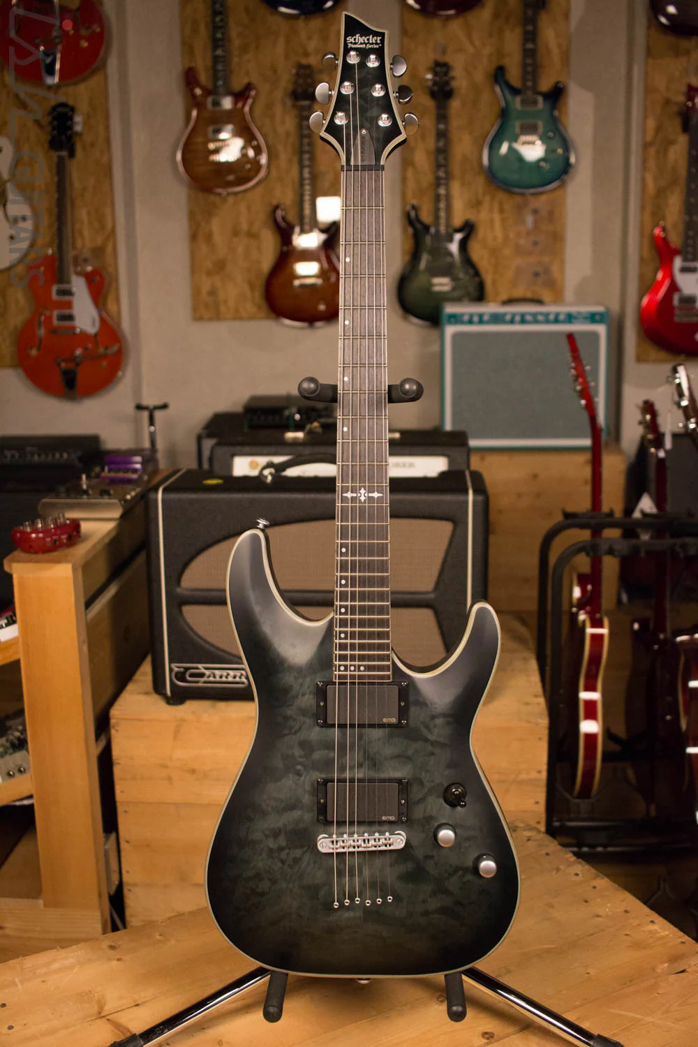 Schecter C1 Platinum Electric Guitar EMG Pickups - Image 2