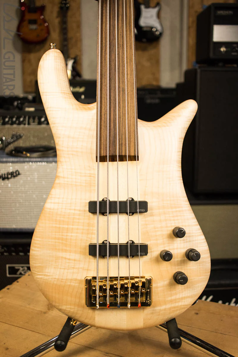 Spector Custom Euro LX5 Fretless Bass Natural